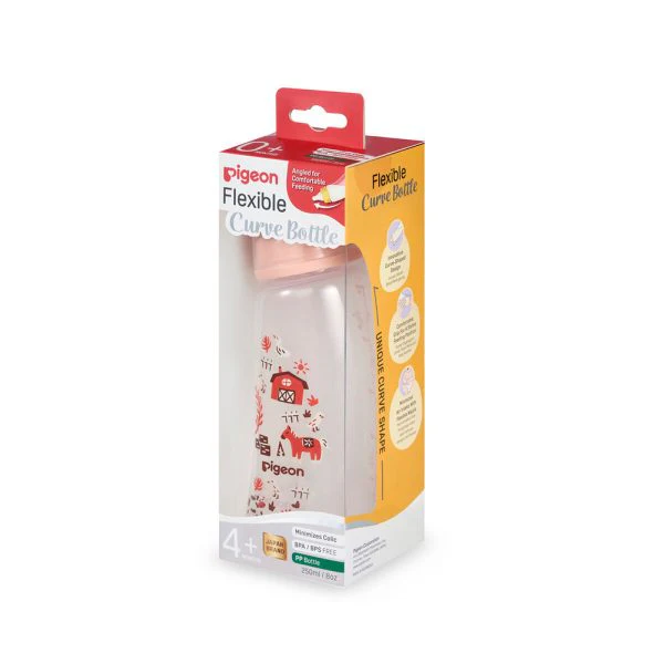 Zubaida's Pigeon Curve Nursing Bottle Pp 250ml Farm - A80001 - Image 4