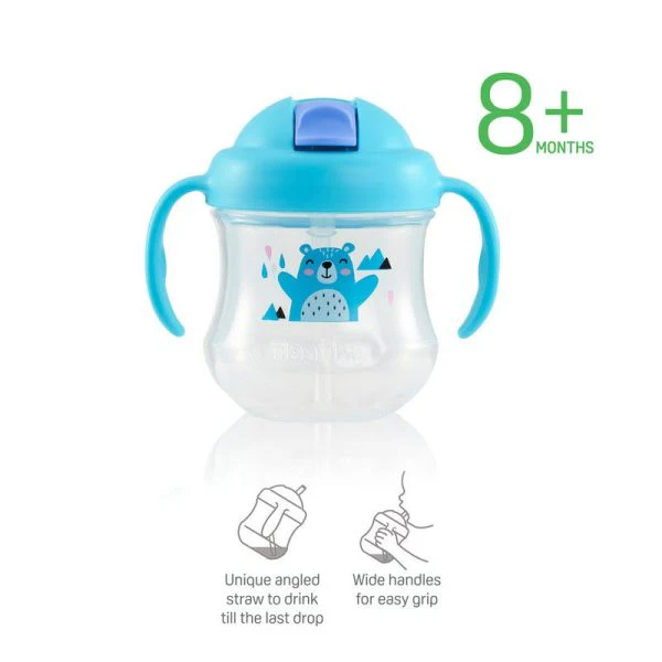 Zubaida's Pigeon Mag Mag Straw Cup Matte Blue - D79237 - Image 3