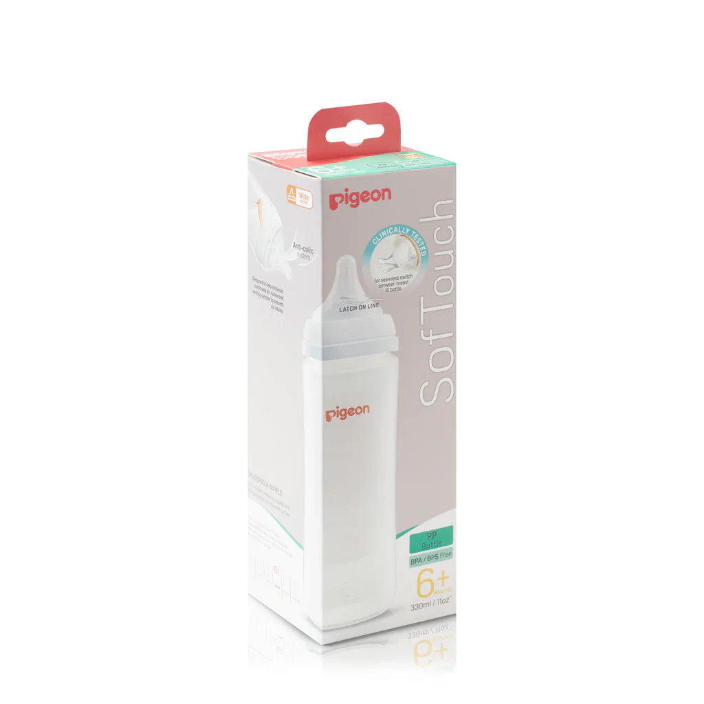 Zubaida's Pigeon SofTouch™ BPP Nursing Bottle 330ml - A81291 - Image 2
