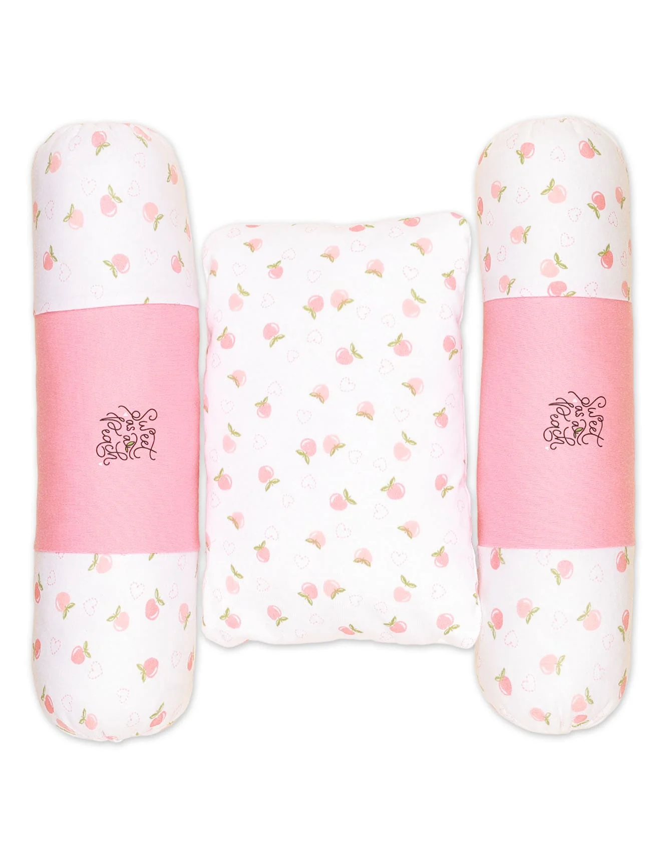 Zubaida's Pillow Set Peach Fruity Theme