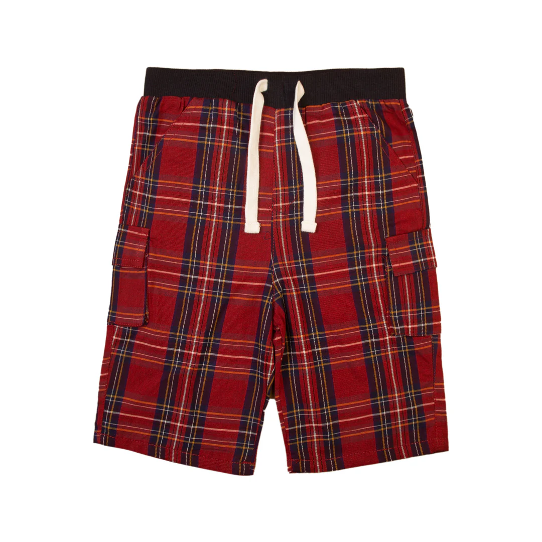 Zubaida's Plaid Cargo Shorts