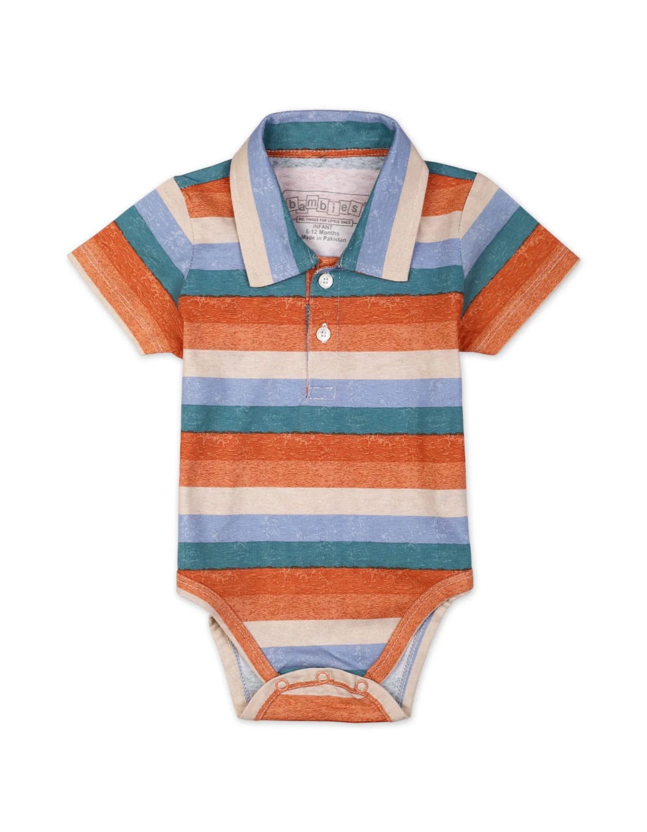 Zubaida's 2 Pcs Polo Bodysuit & T-Shirt - Image 3
