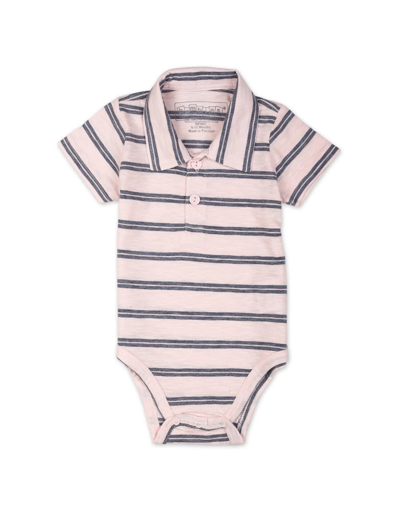 Zubaida's 2 Pcs Polo Bodysuit & T-Shirt - Image 3