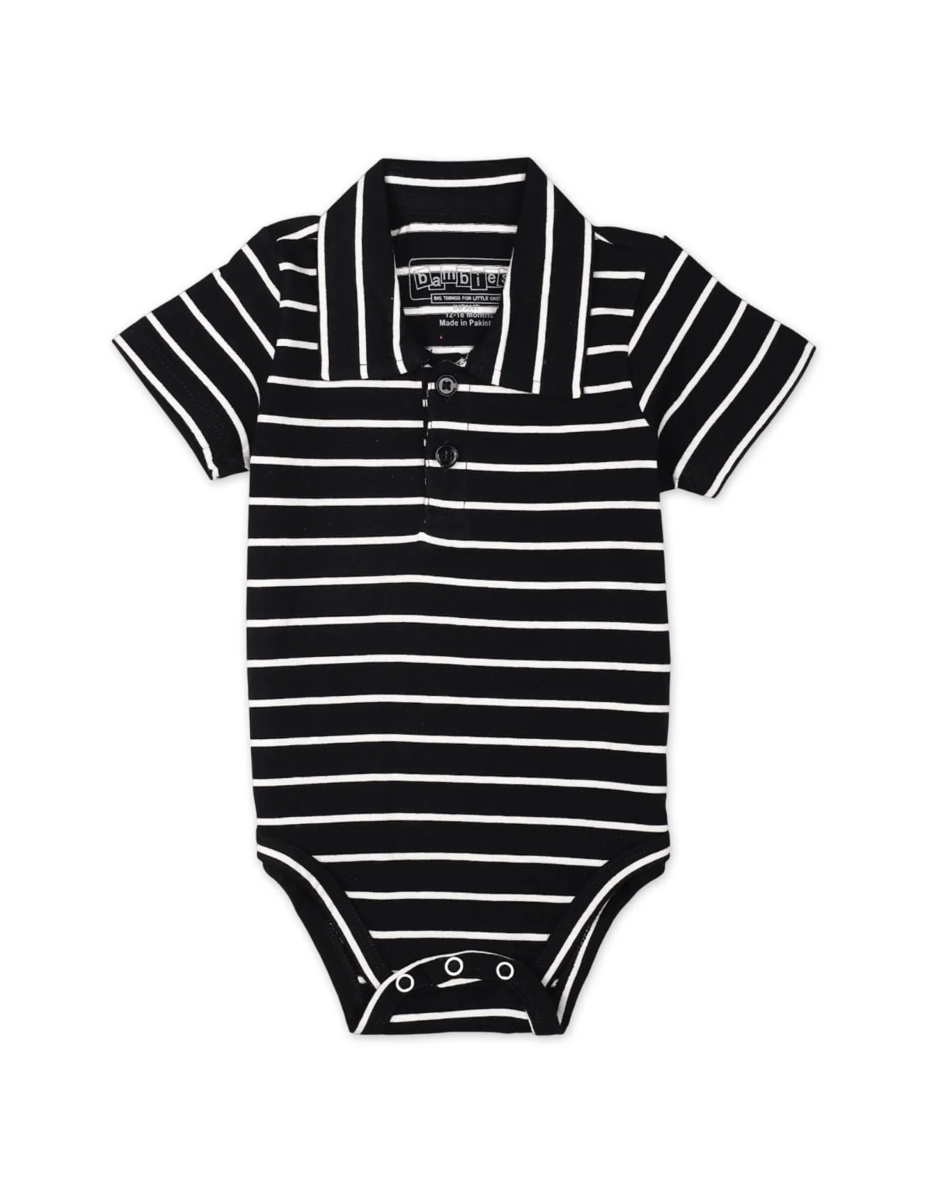 Zubaida's 2 Pcs Polo Bodysuit & T-Shirt - Image 3
