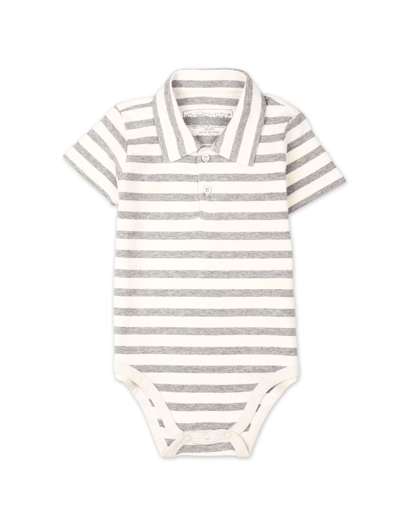 Zubaida's 2 Pcs Polo Bodysuit & T-Shirt - Image 3