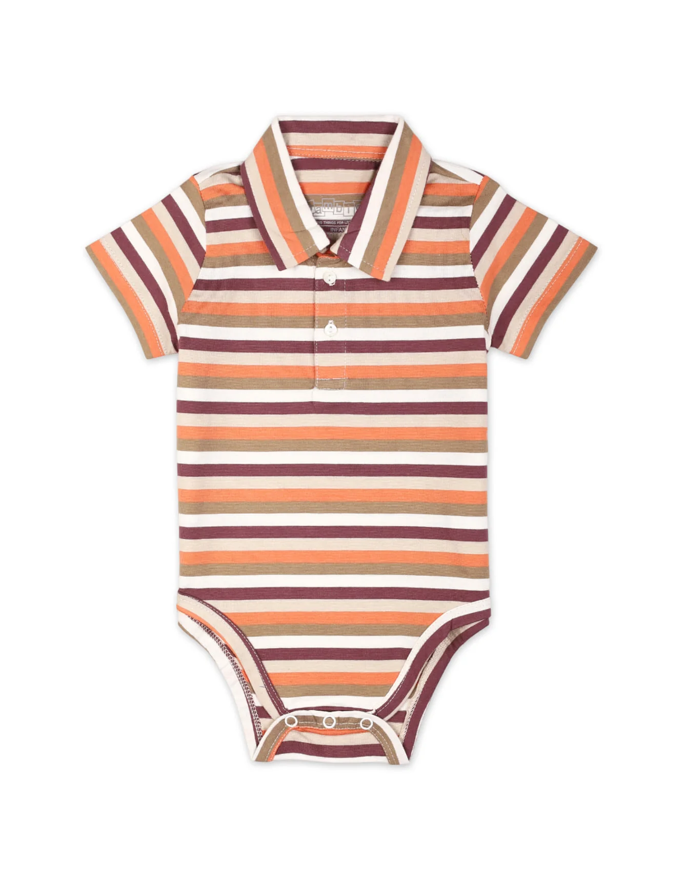 Zubaida's 2 Pcs Polo Bodysuit & T-Shirt - Image 3