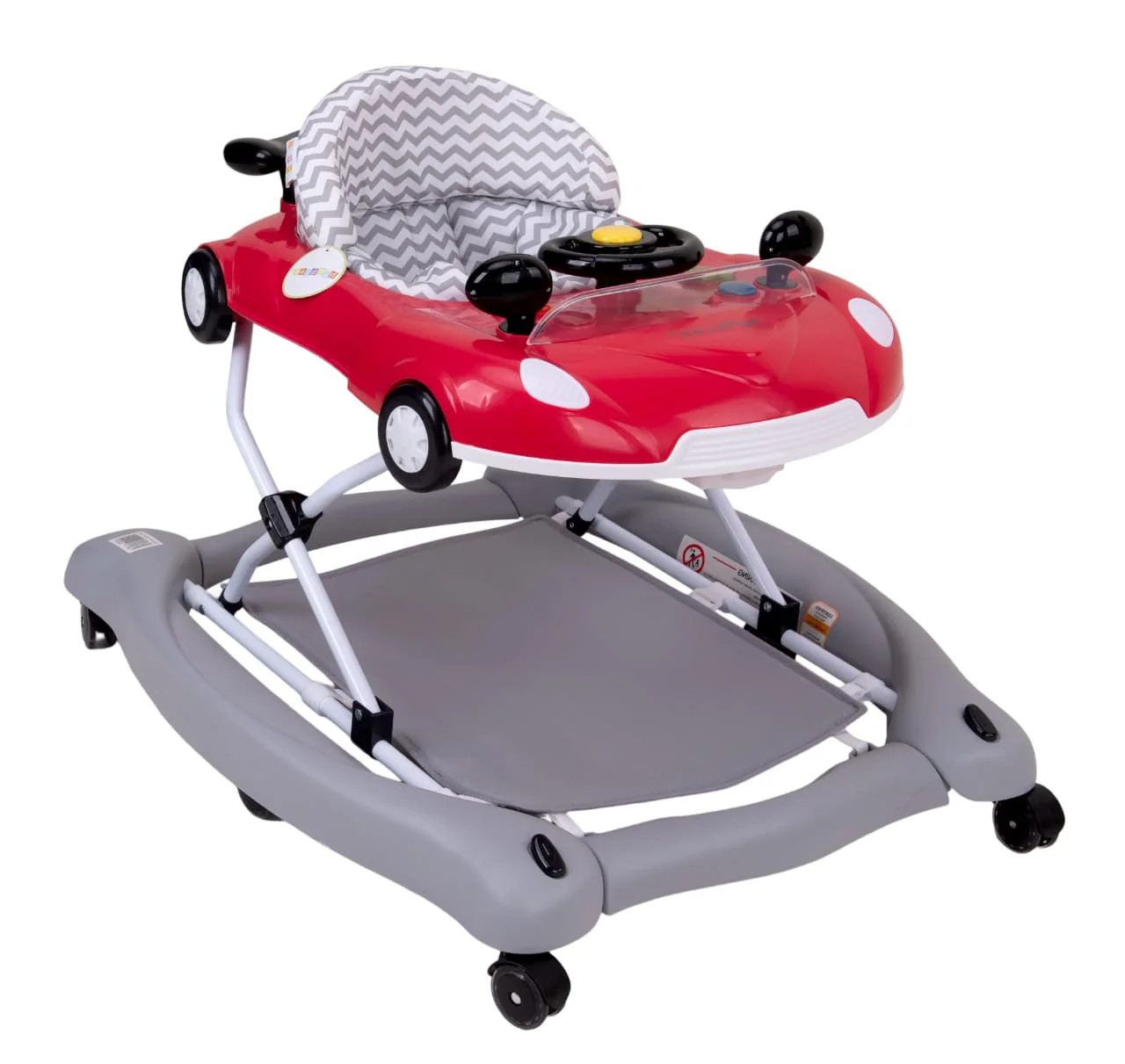 Zubaida's Ultimate Premium Bambies® 5-in-1 Baby Walker with Detachable Activity Tray, Rocker, Push-Behind, Padded Seat and Feeding Tray Functions - Image 3