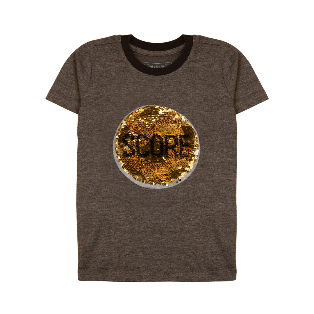 Zubaida's Shimmery Reversible Sequin T-Shirt