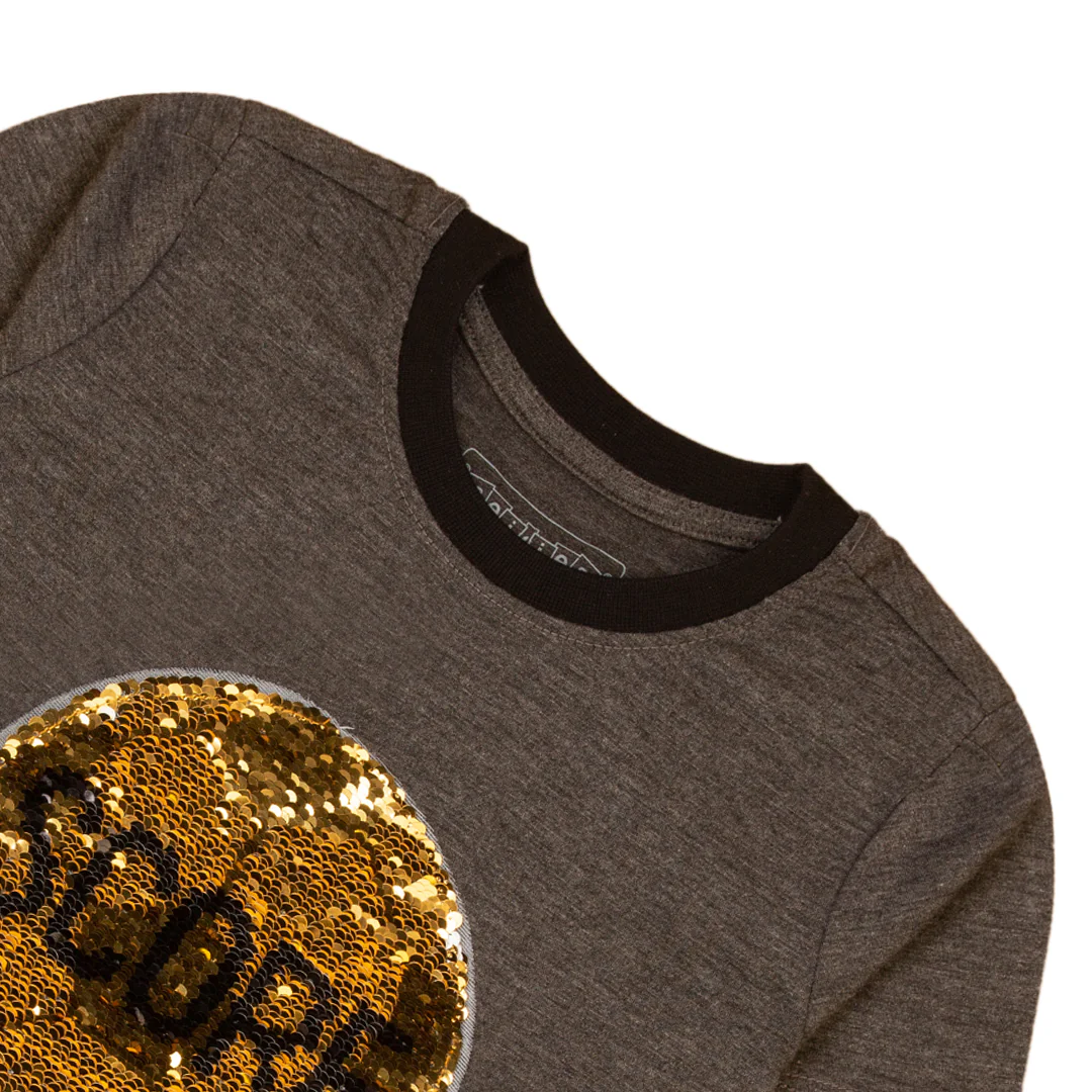 Zubaida's Shimmery Reversible Sequin T-Shirt - Image 3