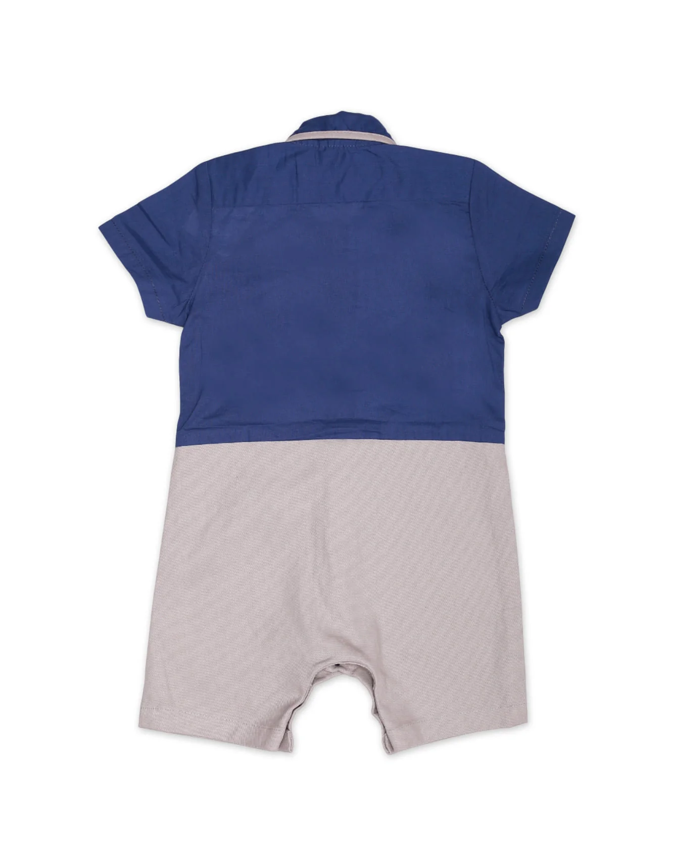 Zubaida's Pleated Formal Romper with Bowtie - Image 3