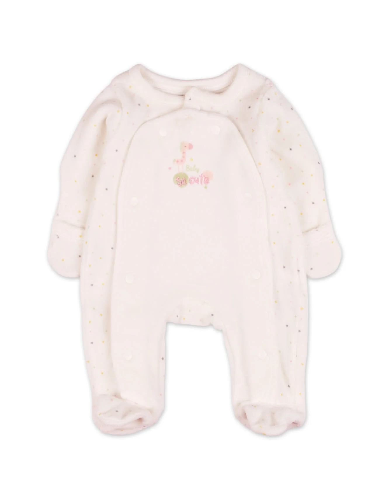 Zubaida's Romper Fleece Embroidered