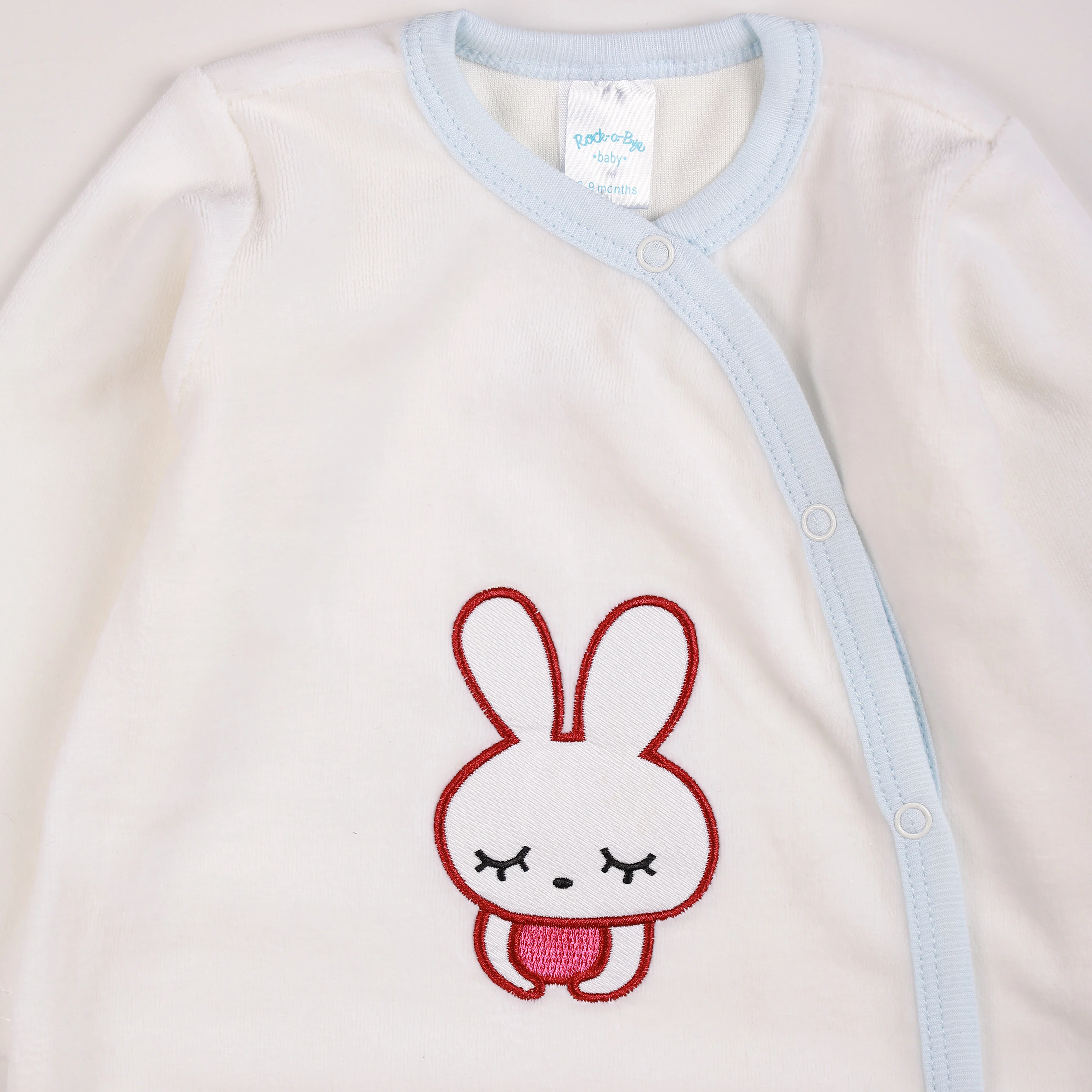 Zubaida's Romper Velor Milky Rabbit - Image 3