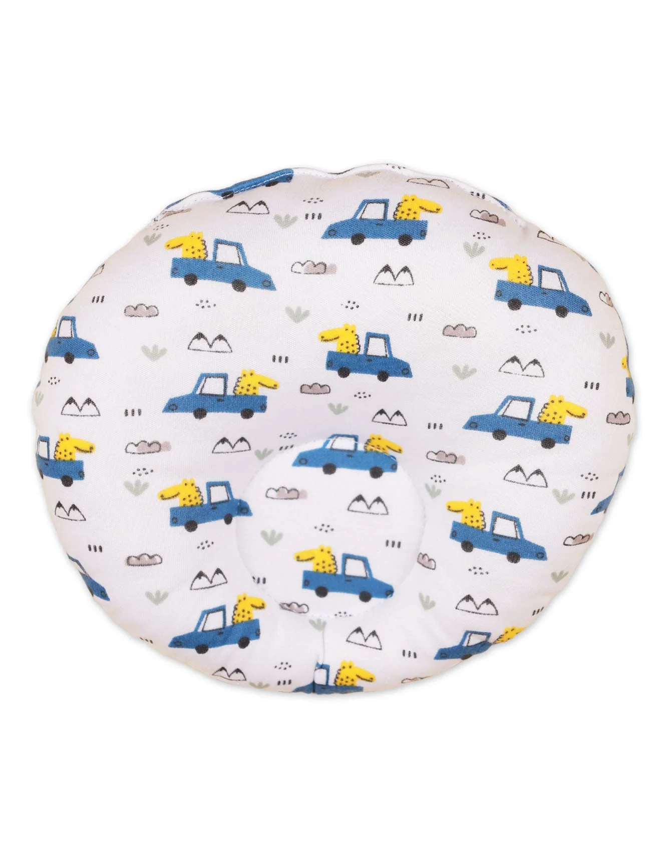 Zubaida's Round Pillow Dino Theme for Boys