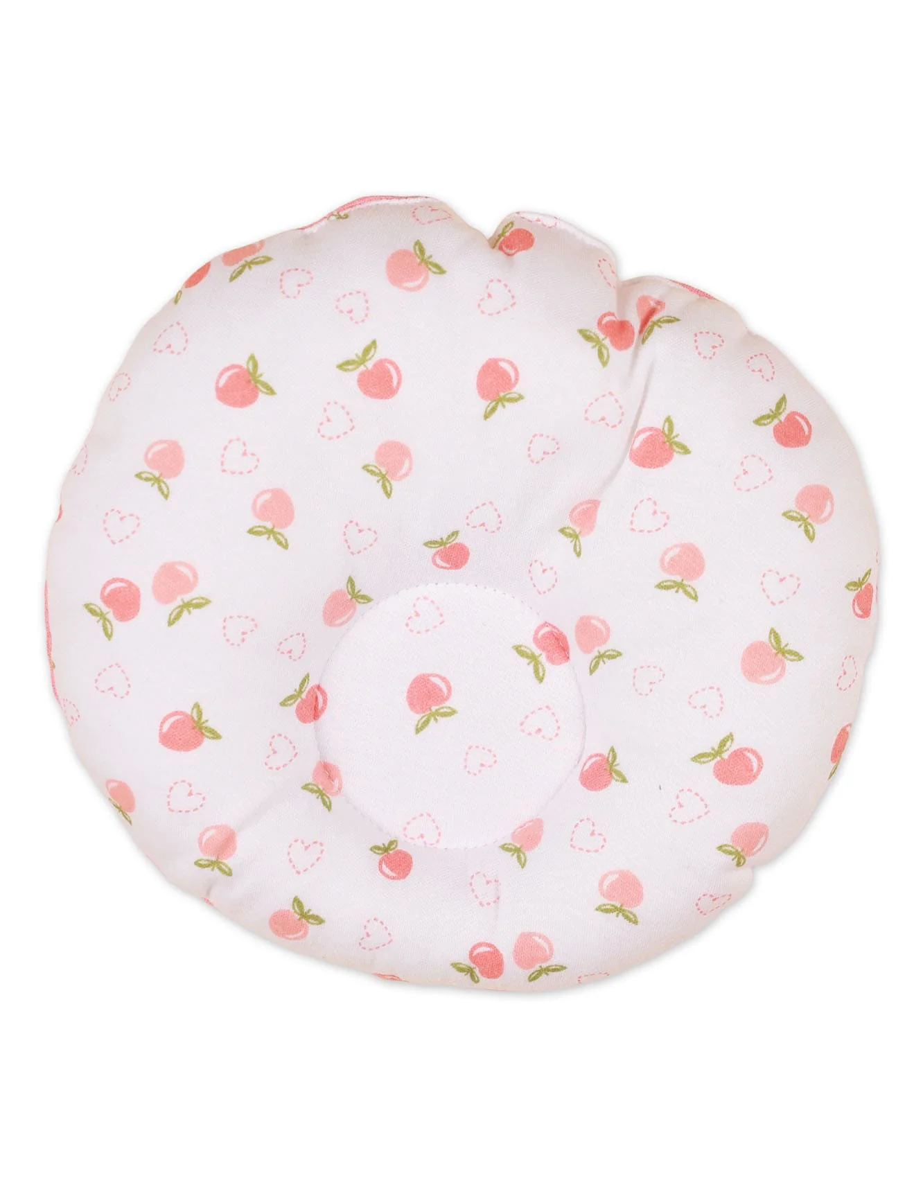 Zubaida's Round Pillow Peach Fruity Theme for Girls