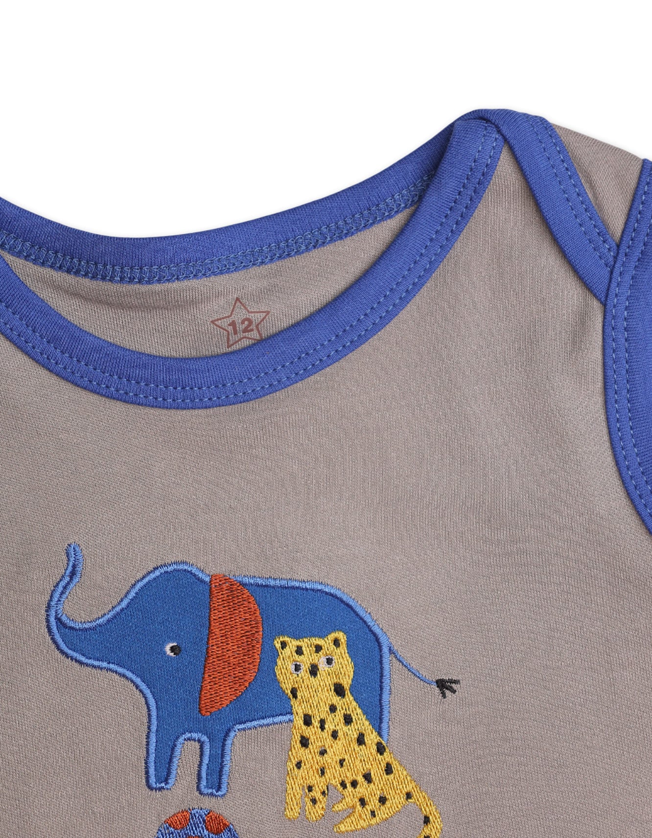 Zubaida's Safari 3 Pcs Bodysuit Set with a Coordinating Hat - Image 2