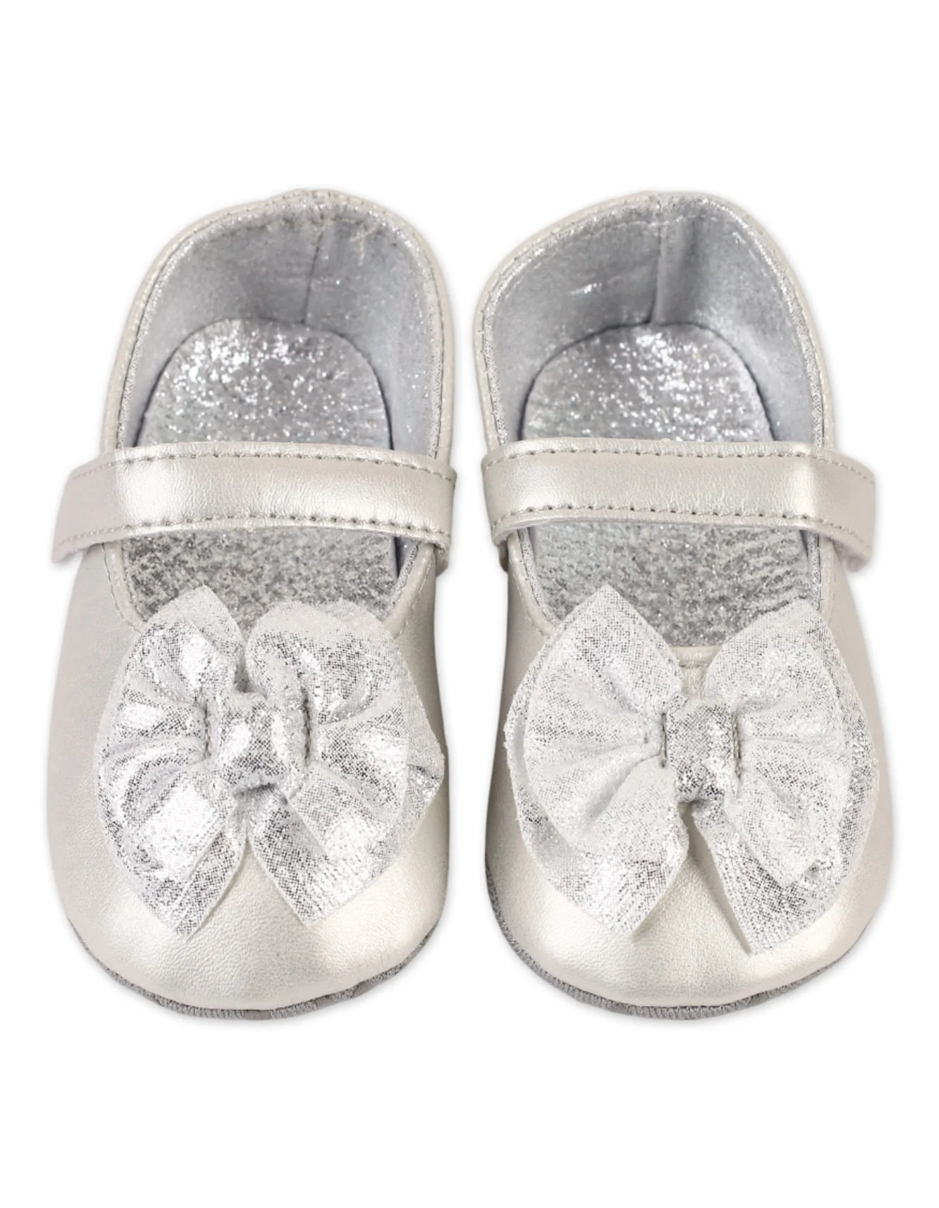 Zubaida's Shimmering Steps Mary Jane Glitter Bows Shoes