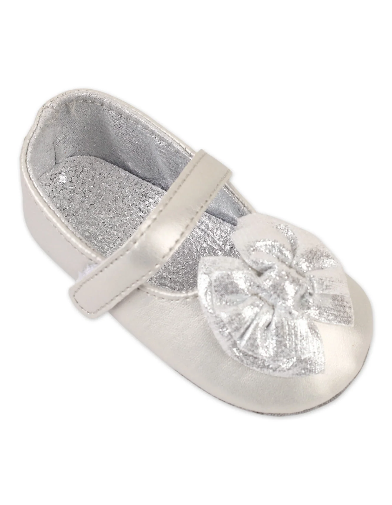 Zubaida's Shimmering Steps Mary Jane Glitter Bows Shoes - Image 3