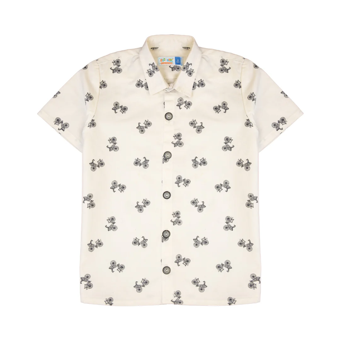 Zubaida's Classic Short Sleeve Button-Up Shirt