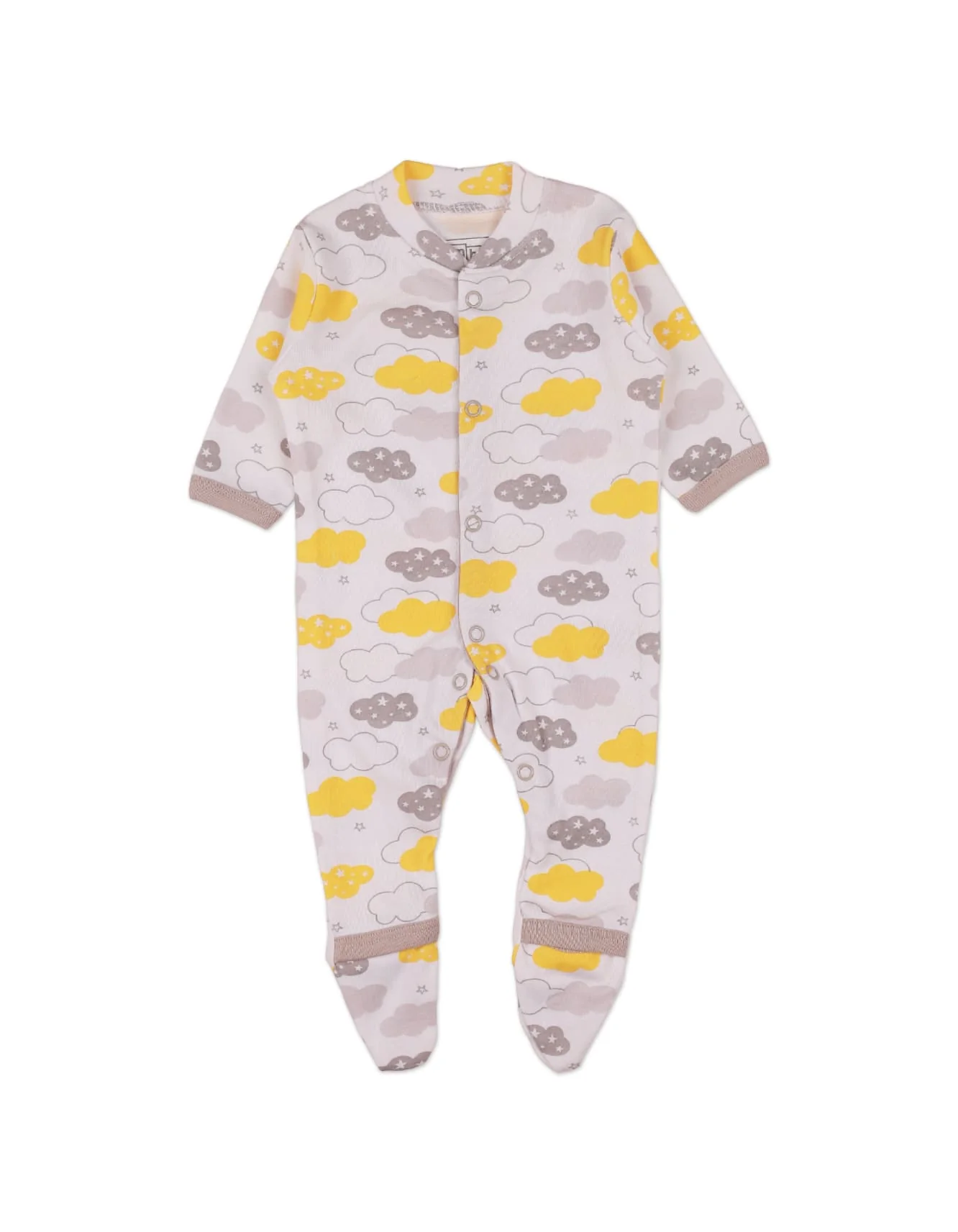 Zubaida's Sleep Suit Set PK-3 Clouds Theme Unisex - Image 2