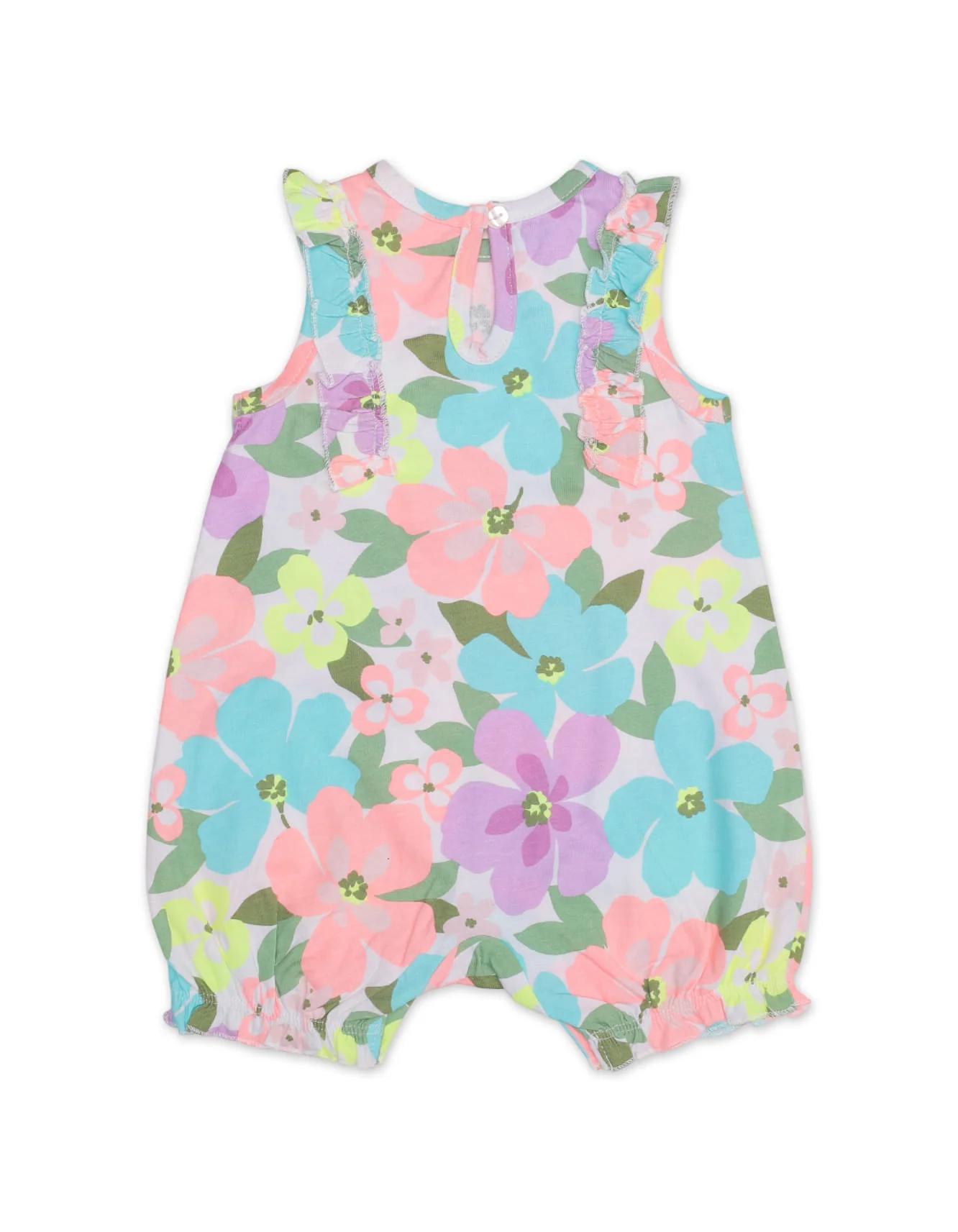 Zubaida's Sleeveless Floral Romper with a coordinating Headband - Image 3