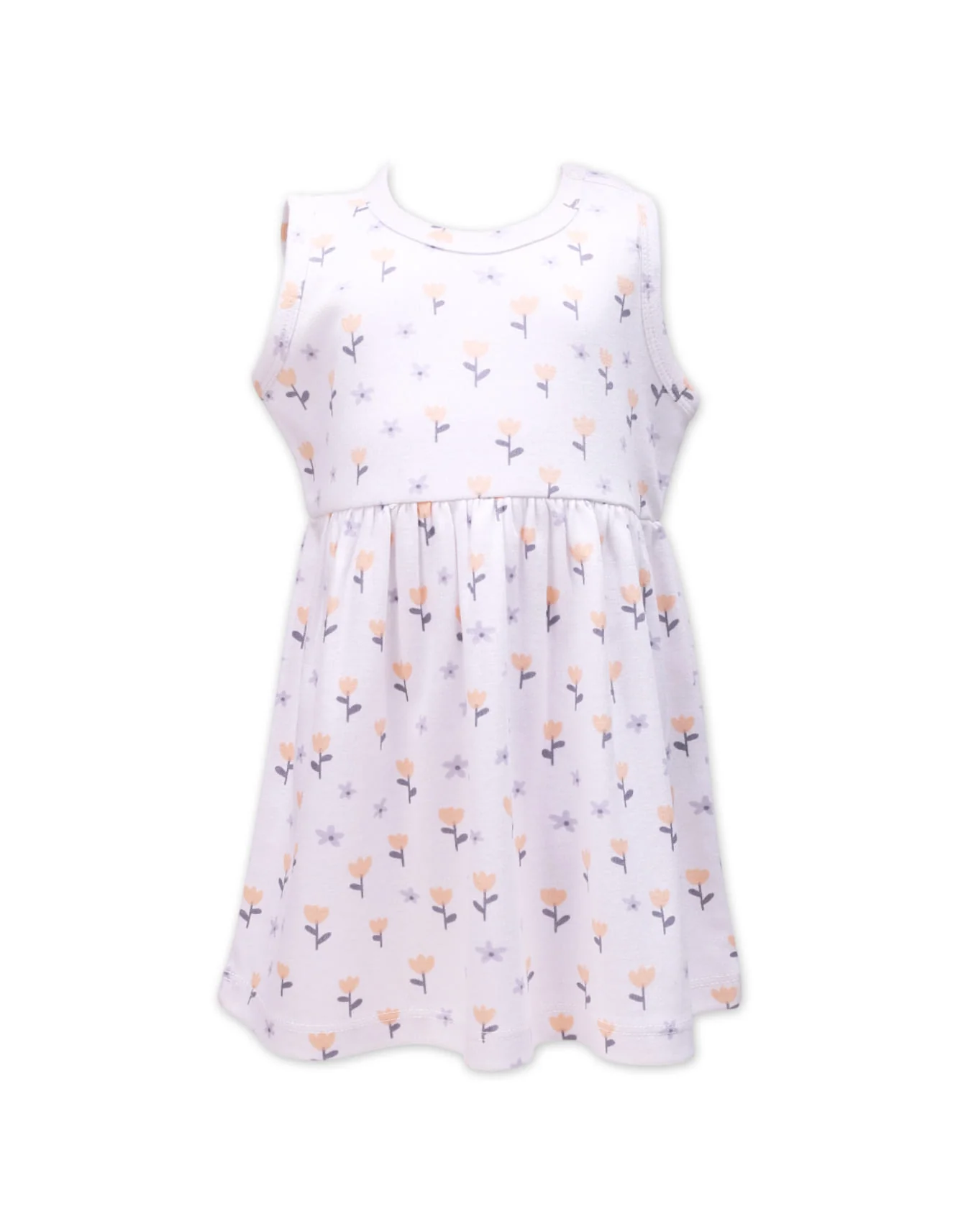Zubaida's Sleeveless Floral Dress