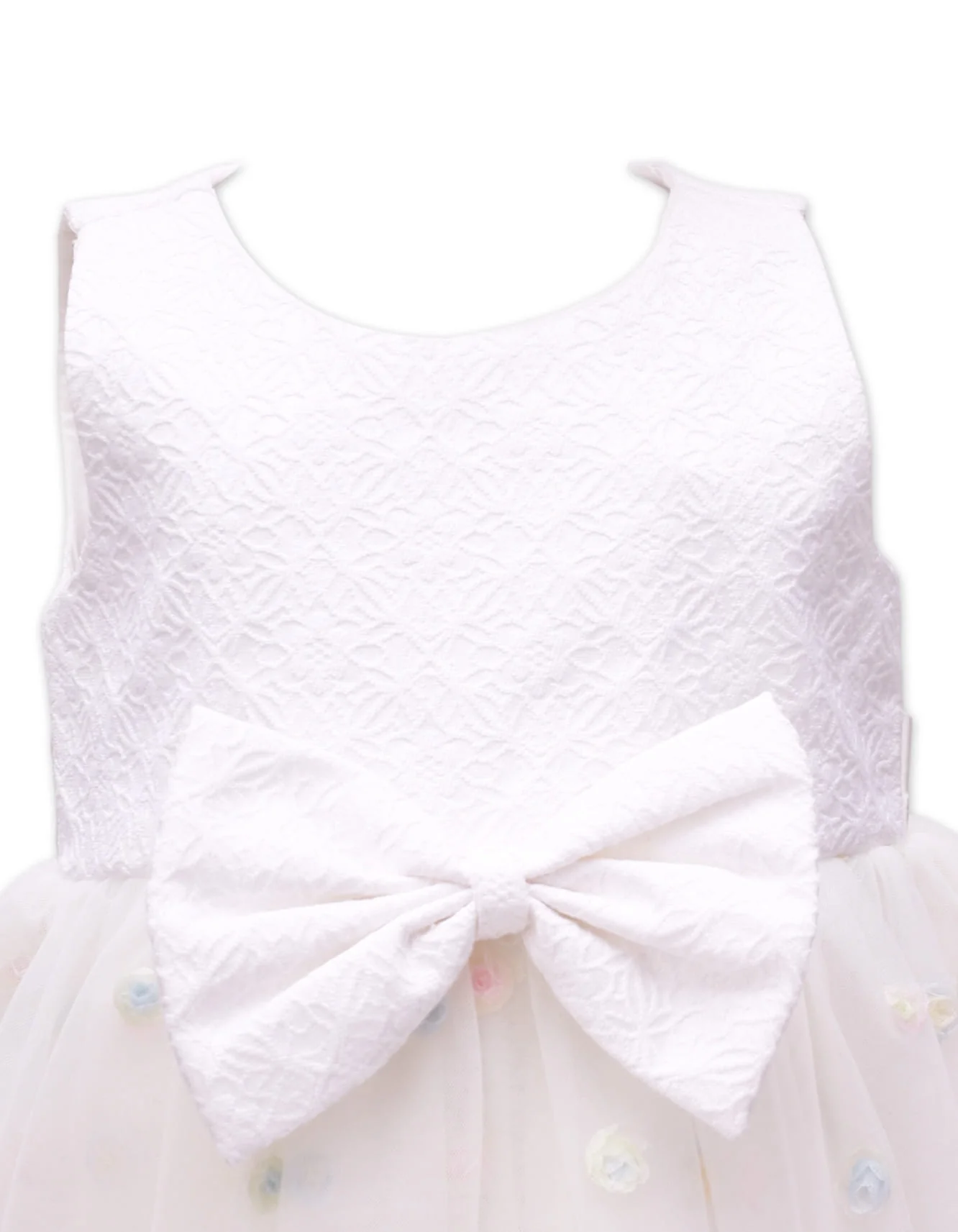 Zubaida's Sleeveless Formal Stunning Tulle Dress - Image 3