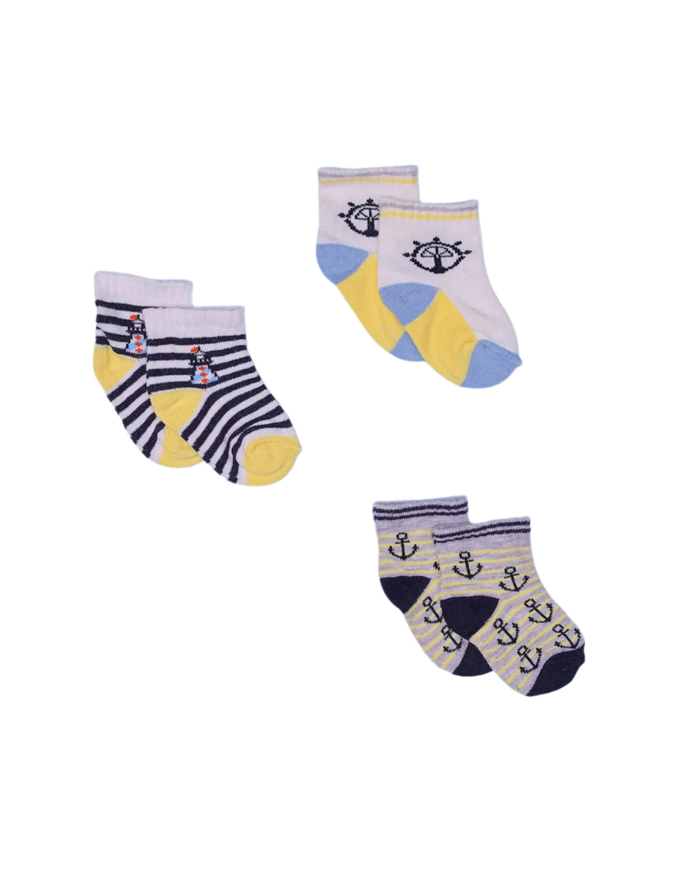 Zubaida's Socks - Pack of 3 ( new born )