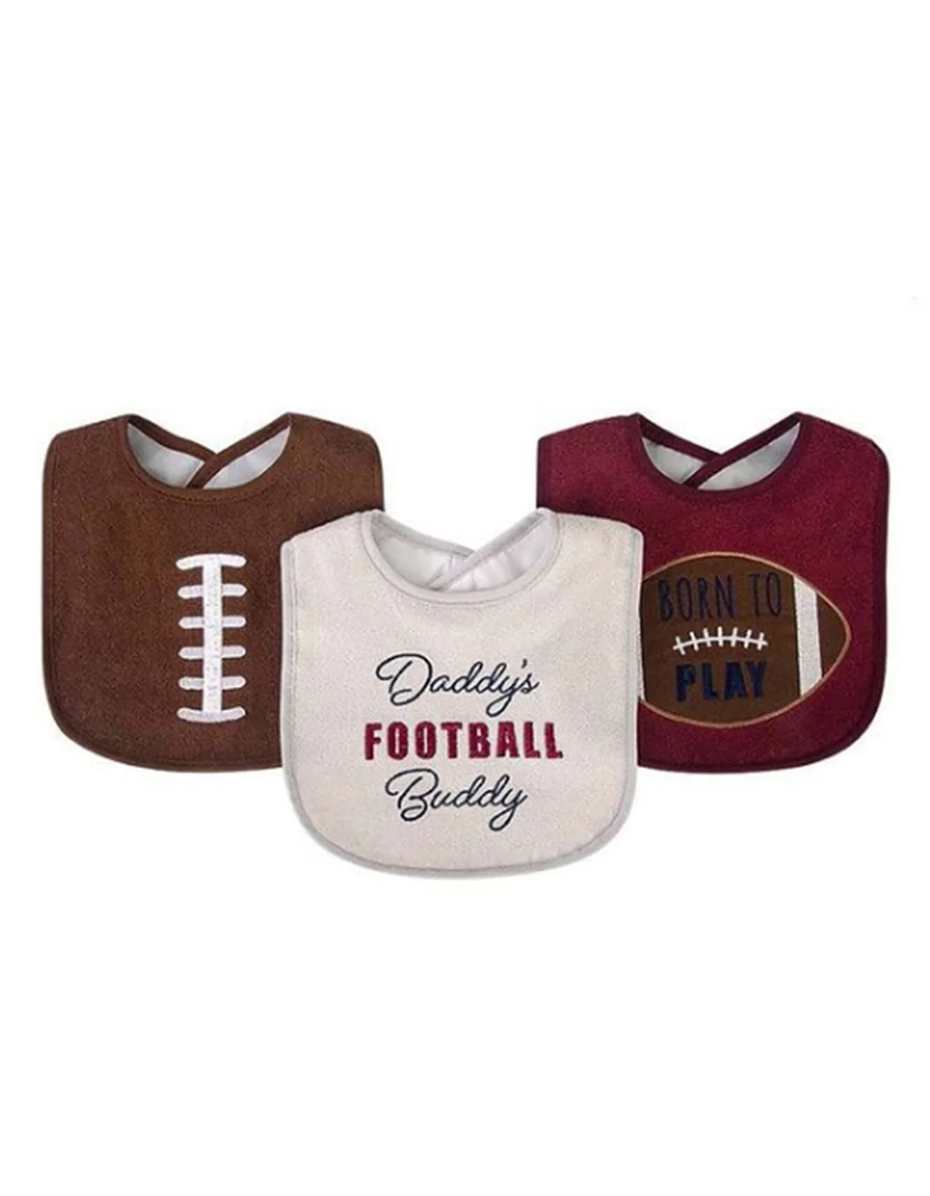 Soft, Absorbent & Adorable 3 Pcs Bibs Set at Zubaidas Official™