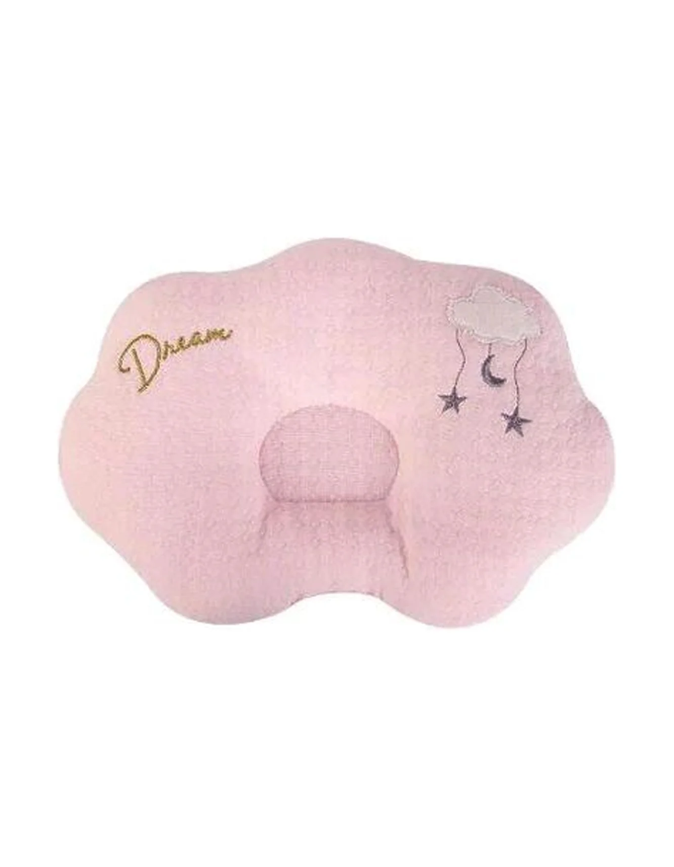 Zubaida's Recessed Center, Soft, Quilted, Cloud-Shaped Pillow