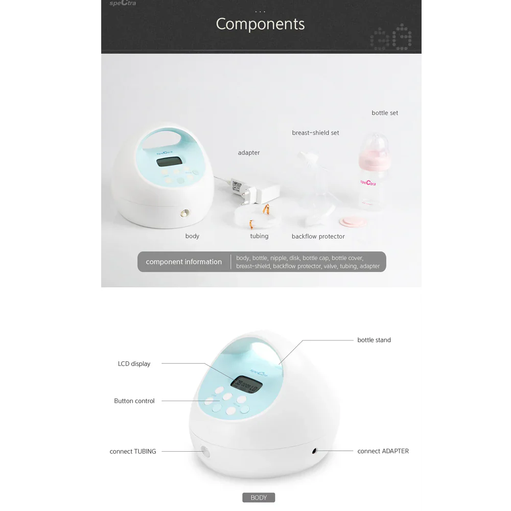 Spectra S1 Plus 1835902216642 Hospital Grade Double Electric Breast Pump at Zubaidas Official™ Pakistan - Image 2