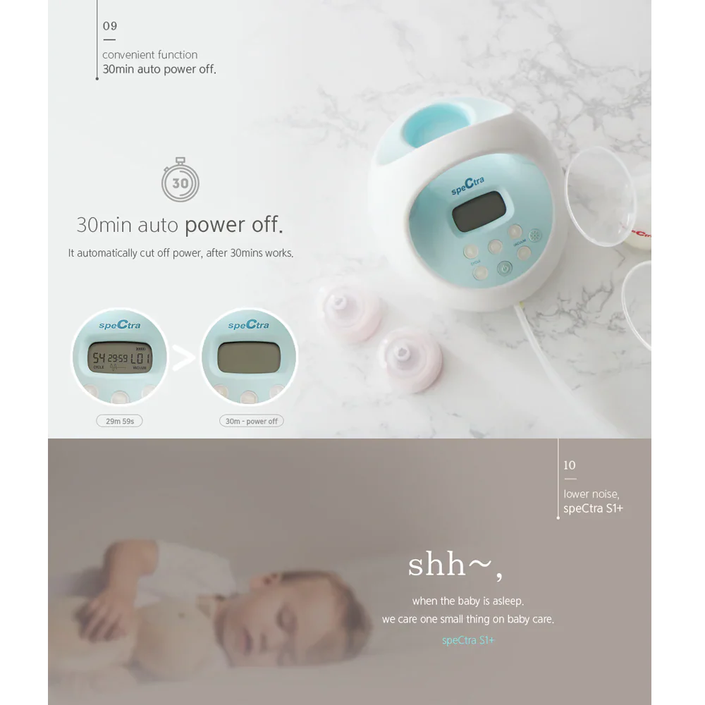 Spectra S1 Plus 1835902216642 Hospital Grade Double Electric Breast Pump at Zubaidas Official™ Pakistan - Image 9