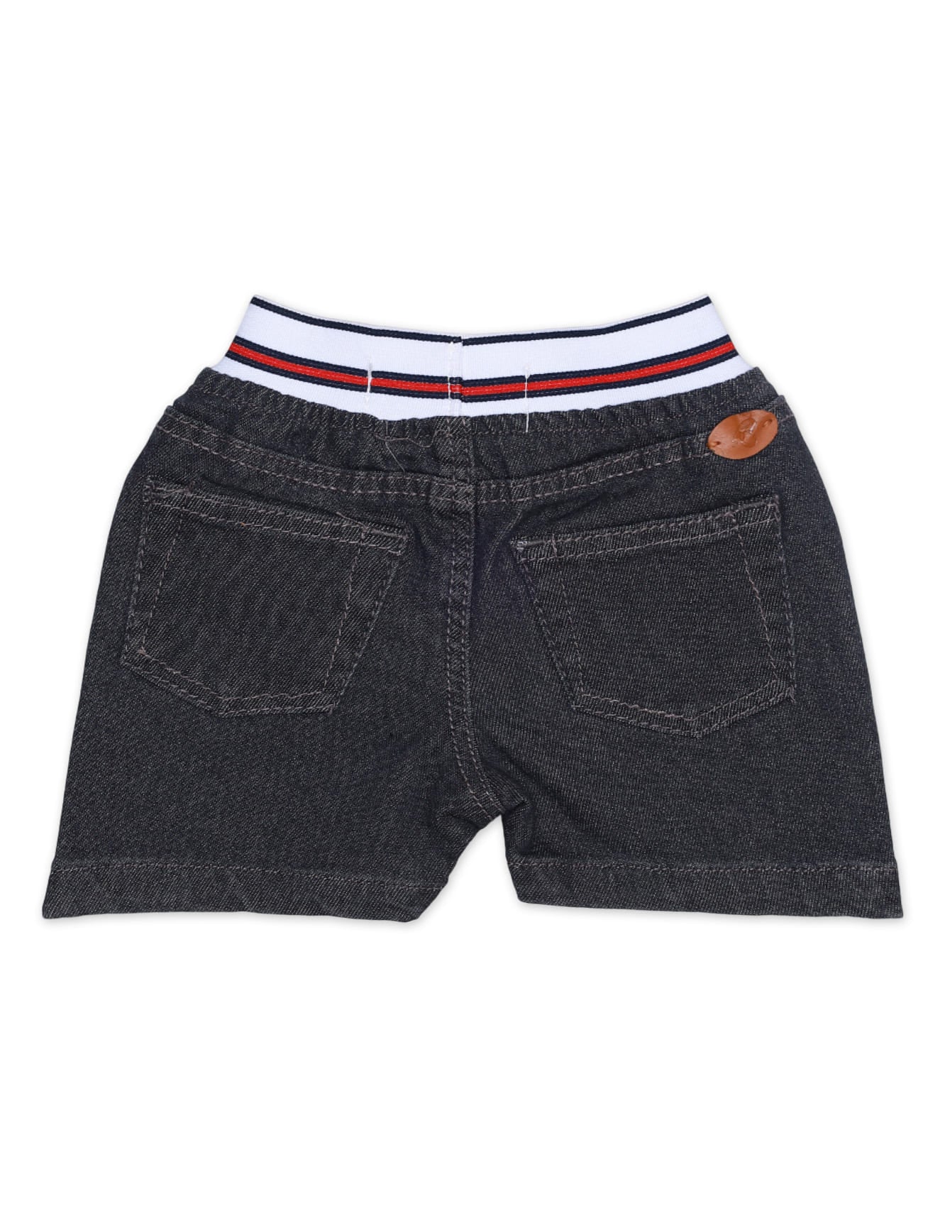 Zubaida's Classic Comfortable Waistband Denim Shorts - Image 2