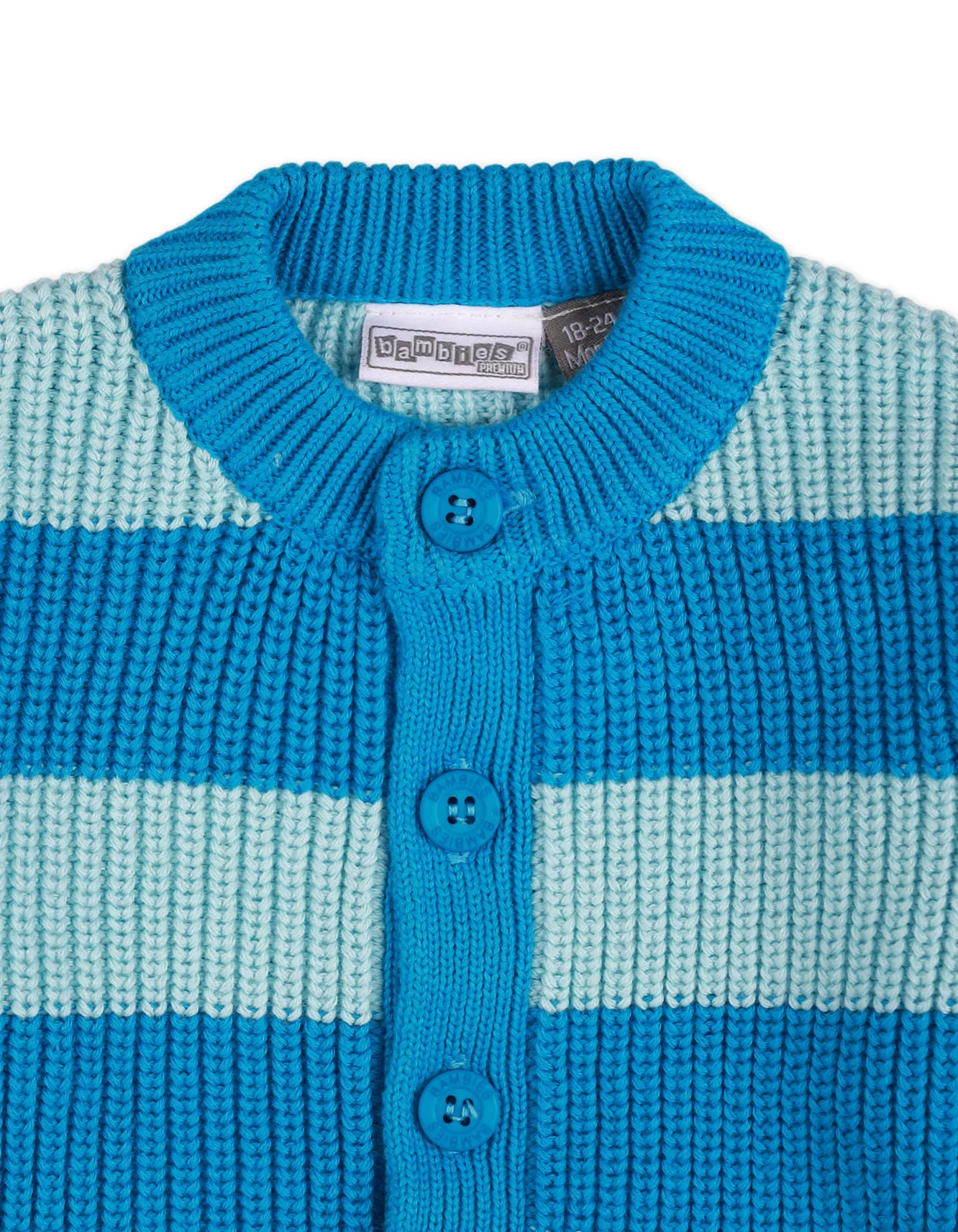 Zubaida's Sweater Button Down Stripes ............... * Colours slightly vary from the image - Image 3
