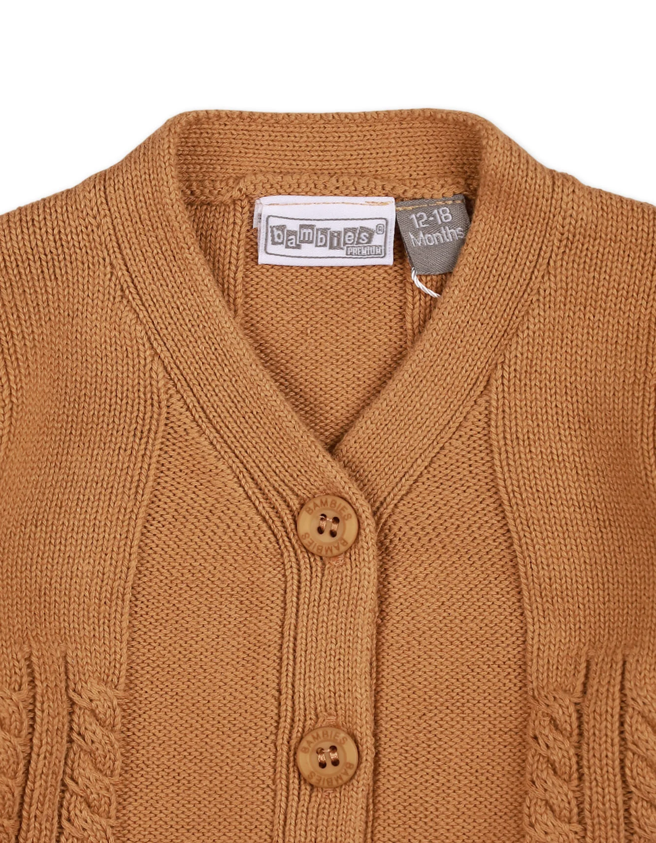 Zubaida's Sweater Cable Knit Cropped Length - Image 3