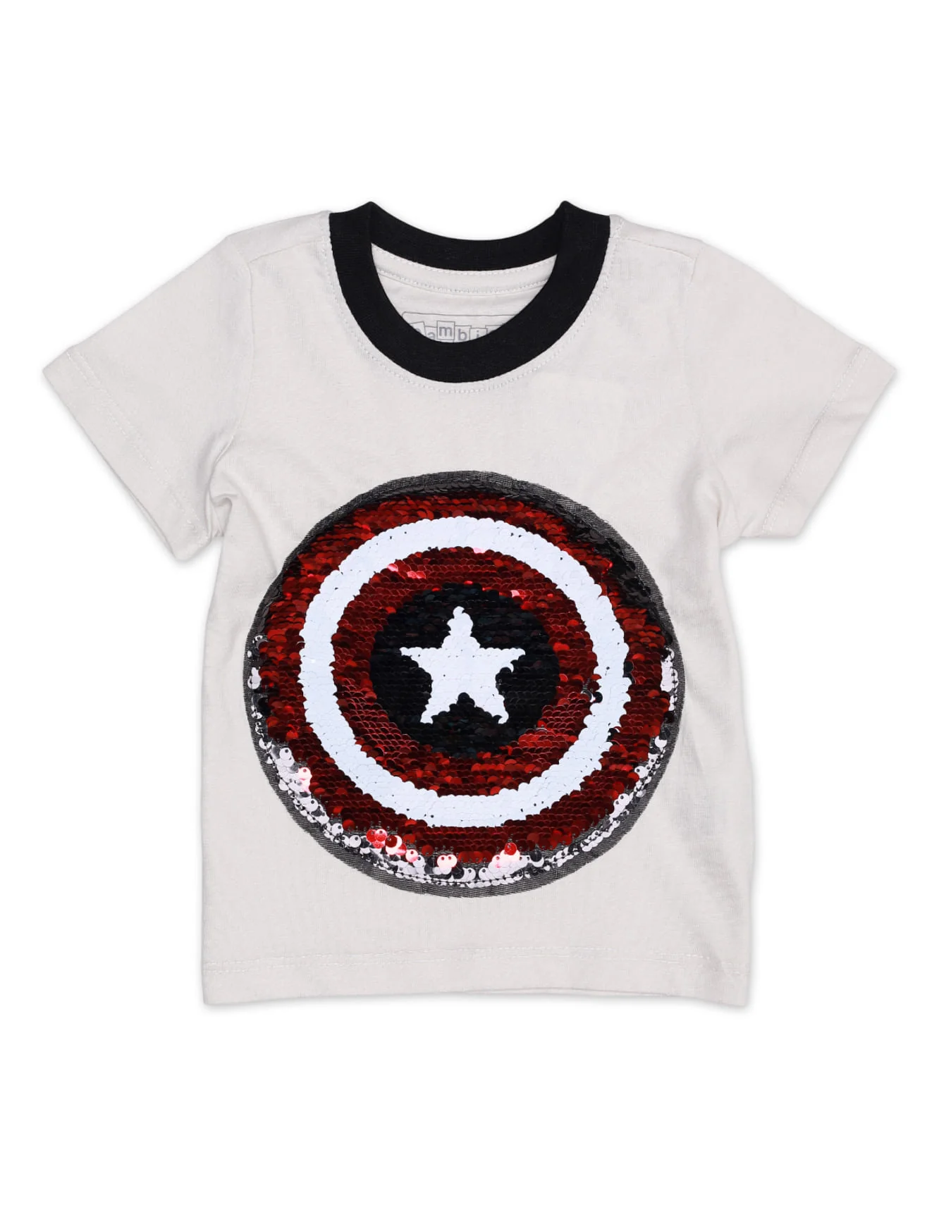 Zubaida's Captain America Sequin T-Shirt