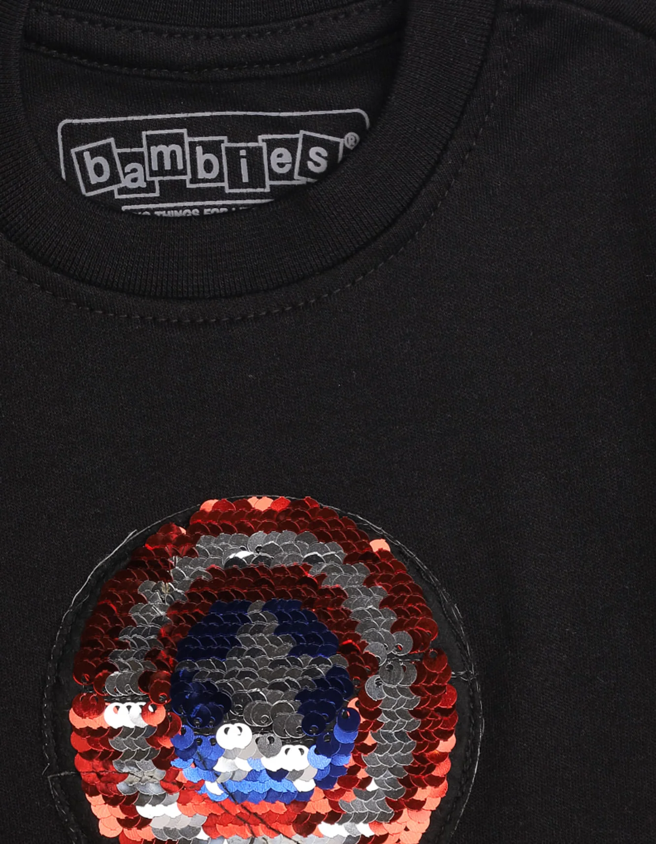 Zubaida's Captain America Sequin T-Shirt - Image 2
