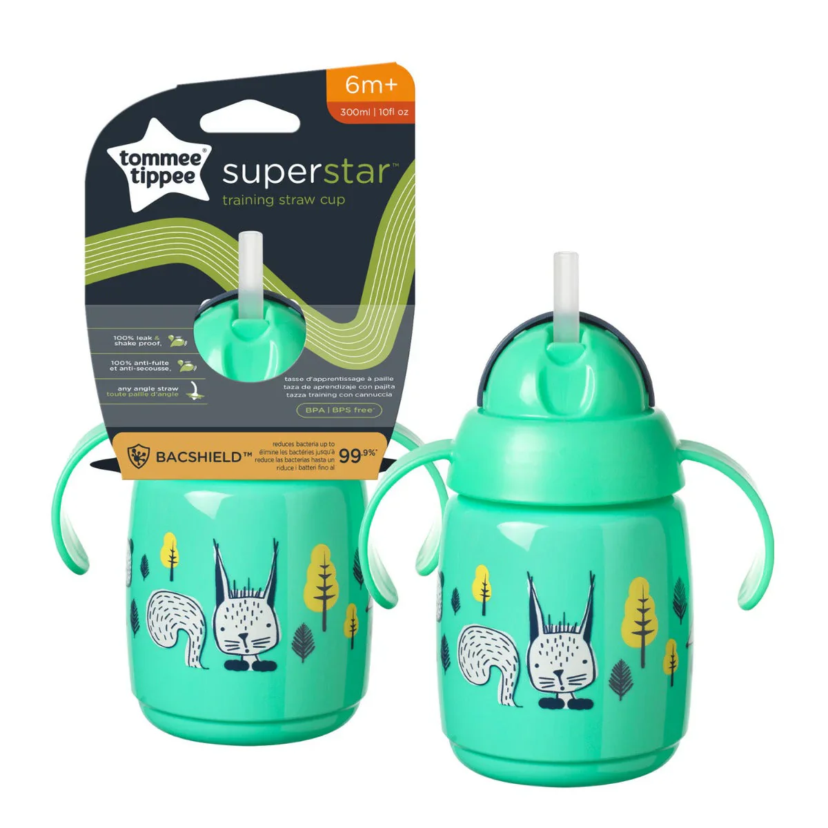 Tommee Tippee Trainer Straw Cup Green 300 ML TT 447830 at Zubaidas Official™ Pakistan - Image 6