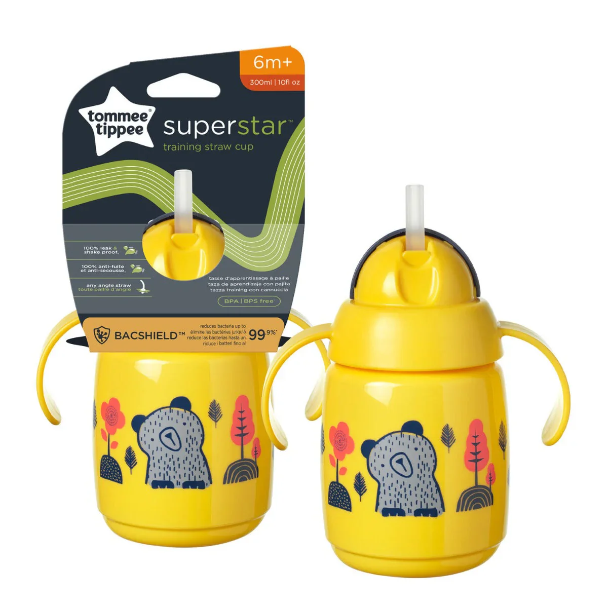 Tommee Tippee Trainer Straw Cup Yellow 300 ML TT 447831 at Zubaidas Official™ - Image 6
