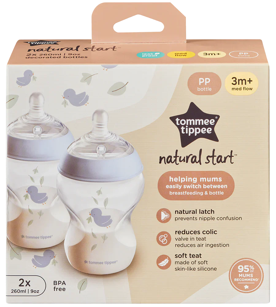 Tommee Tippee NS Decor PP Bottle with M Teat 260 ML Pack of 2 TT 423915 at Zubaidas Official™ - Image 3