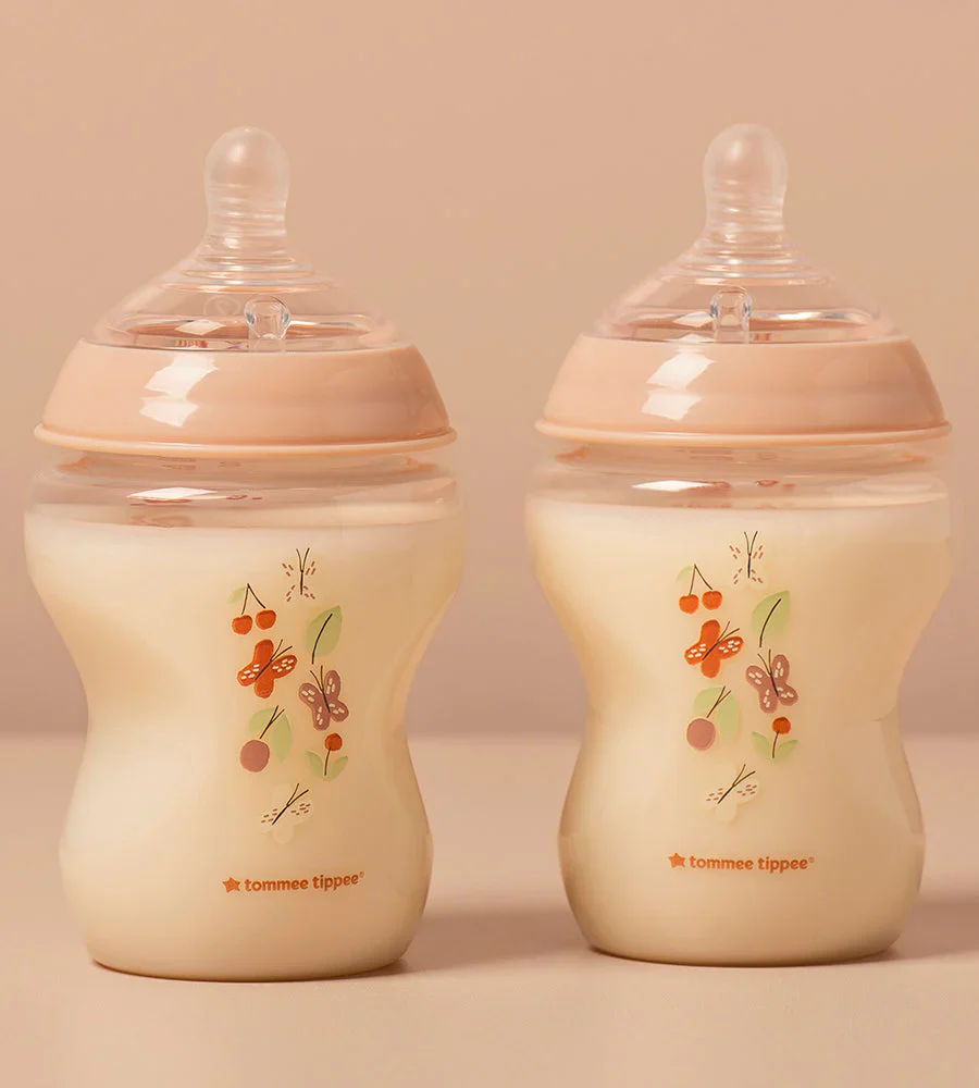 Tommee Tippee Natural Start Decor PP Bottle with M Teat 260 ML Pack of 2 TT 423916 at Zubaidas Official™ - Image 2