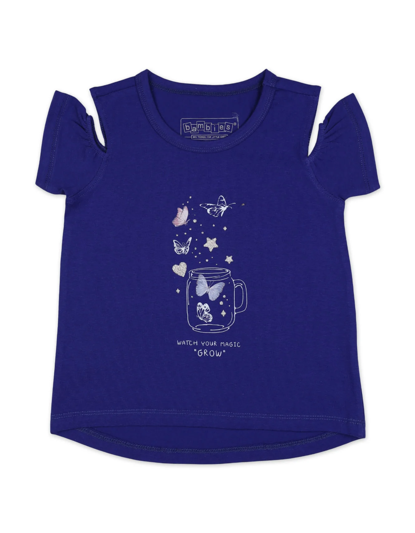 Zubaida's Enchanting "Watch Your Magic Grow" Cold-Shoulder Top