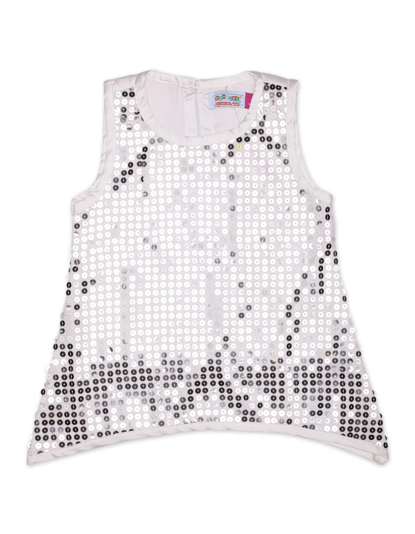 Zubaida's Sleeveless Dazzling Sequin Party Top