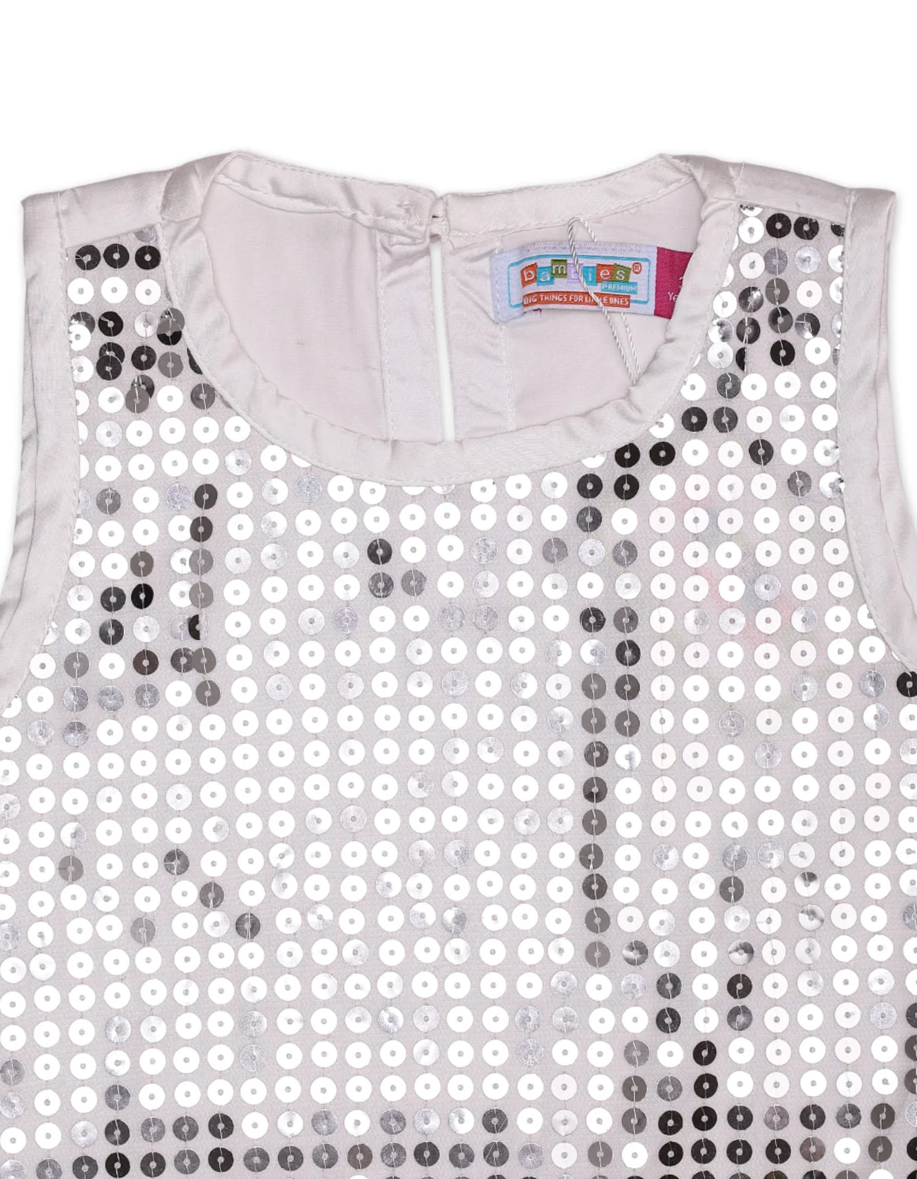Zubaida's Sleeveless Dazzling Sequin Party Top - Image 2