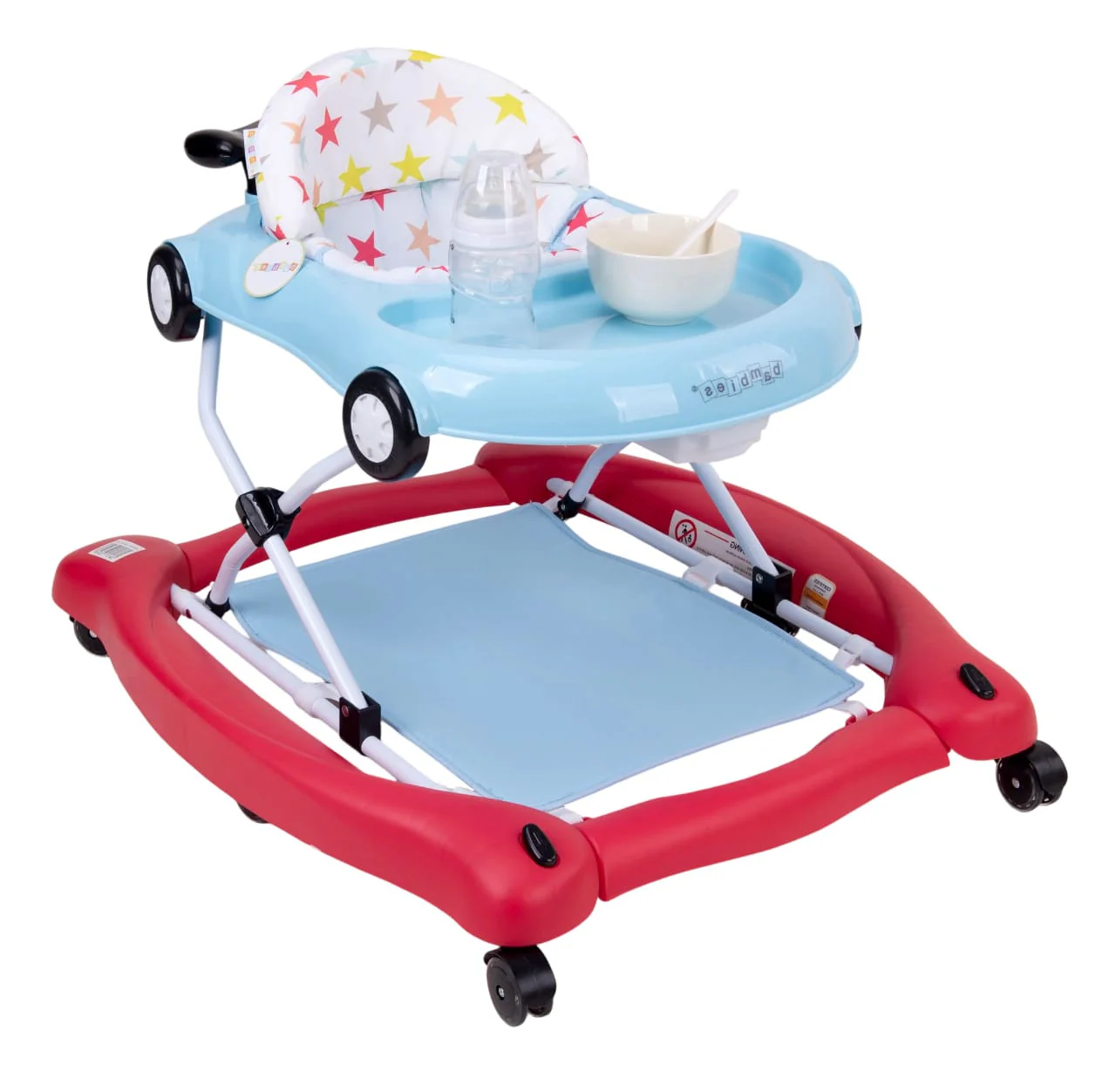 Zubaida's Ultimate Premium Bambies® 5-in-1 Baby Walker with Detachable Activity Tray, Rocker, Push-Behind, Padded Seat and Feeding Tray Functions - Image 3