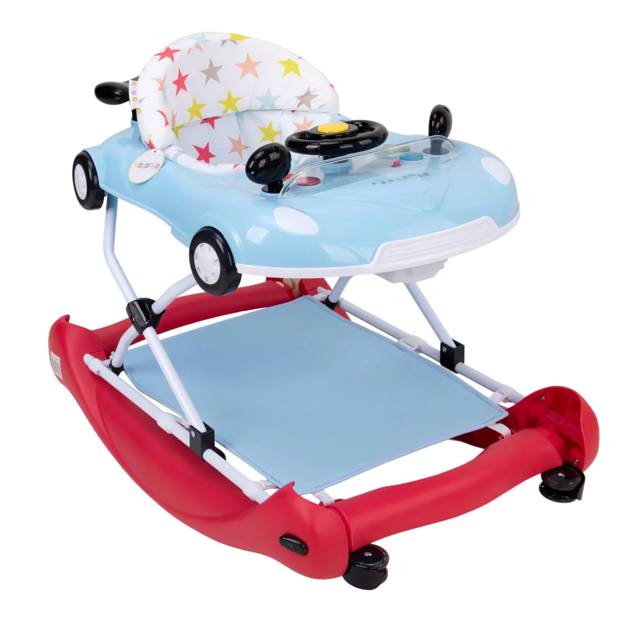 Zubaida's Ultimate Premium Bambies® 5-in-1 Baby Walker with Detachable Activity Tray, Rocker, Push-Behind, Padded Seat and Feeding Tray Functions - Image 6