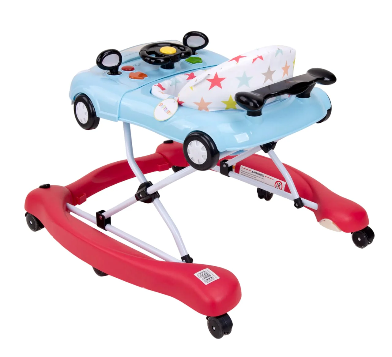 Zubaida's Ultimate Premium Bambies® 5-in-1 Baby Walker with Detachable Activity Tray, Rocker, Push-Behind, Padded Seat and Feeding Tray Functions - Image 7