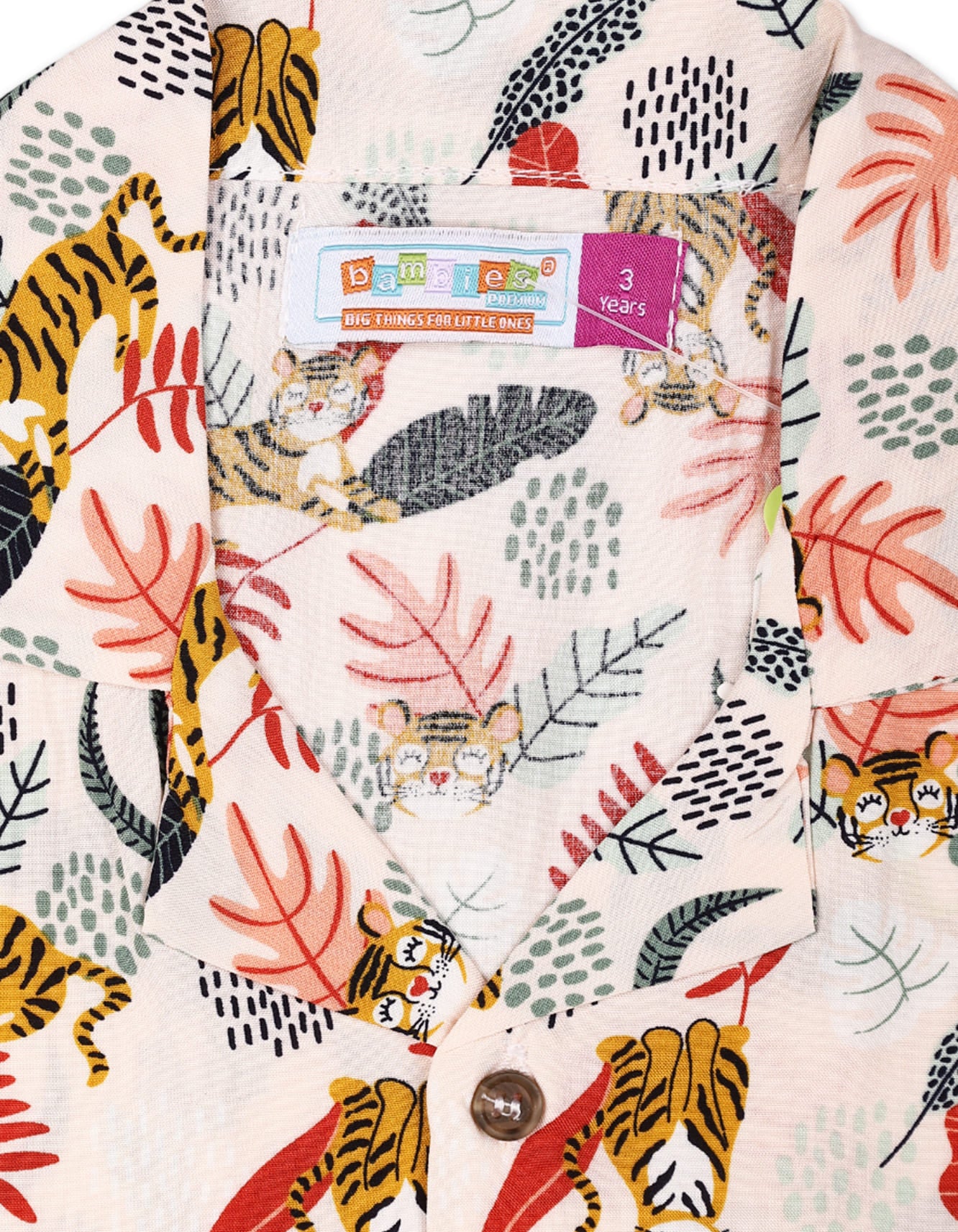 Zubaida's Vibrant "Jungle Fun" Button-Down Shirt - Image 2
