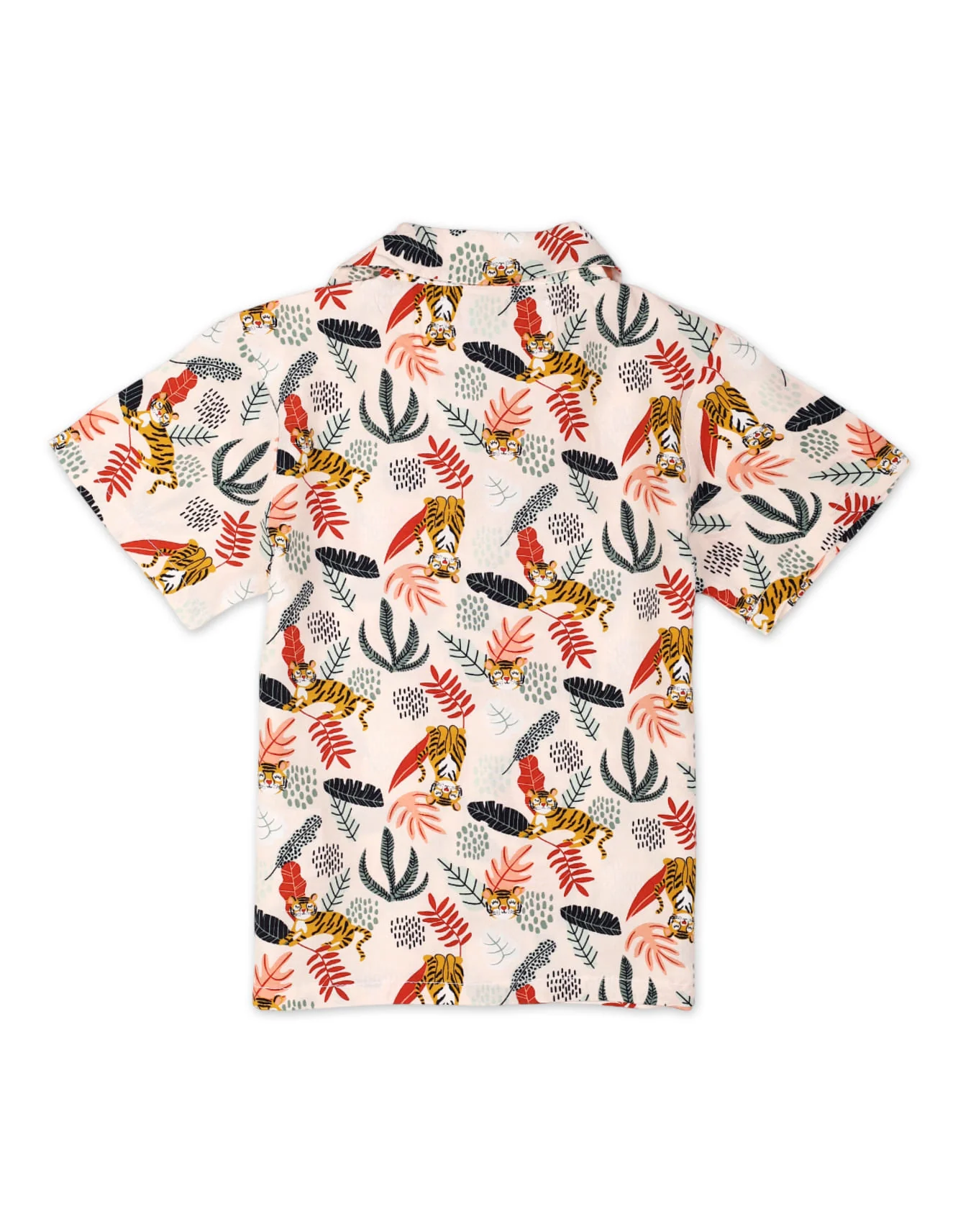 Zubaida's Vibrant "Jungle Fun" Button-Down Shirt - Image 3