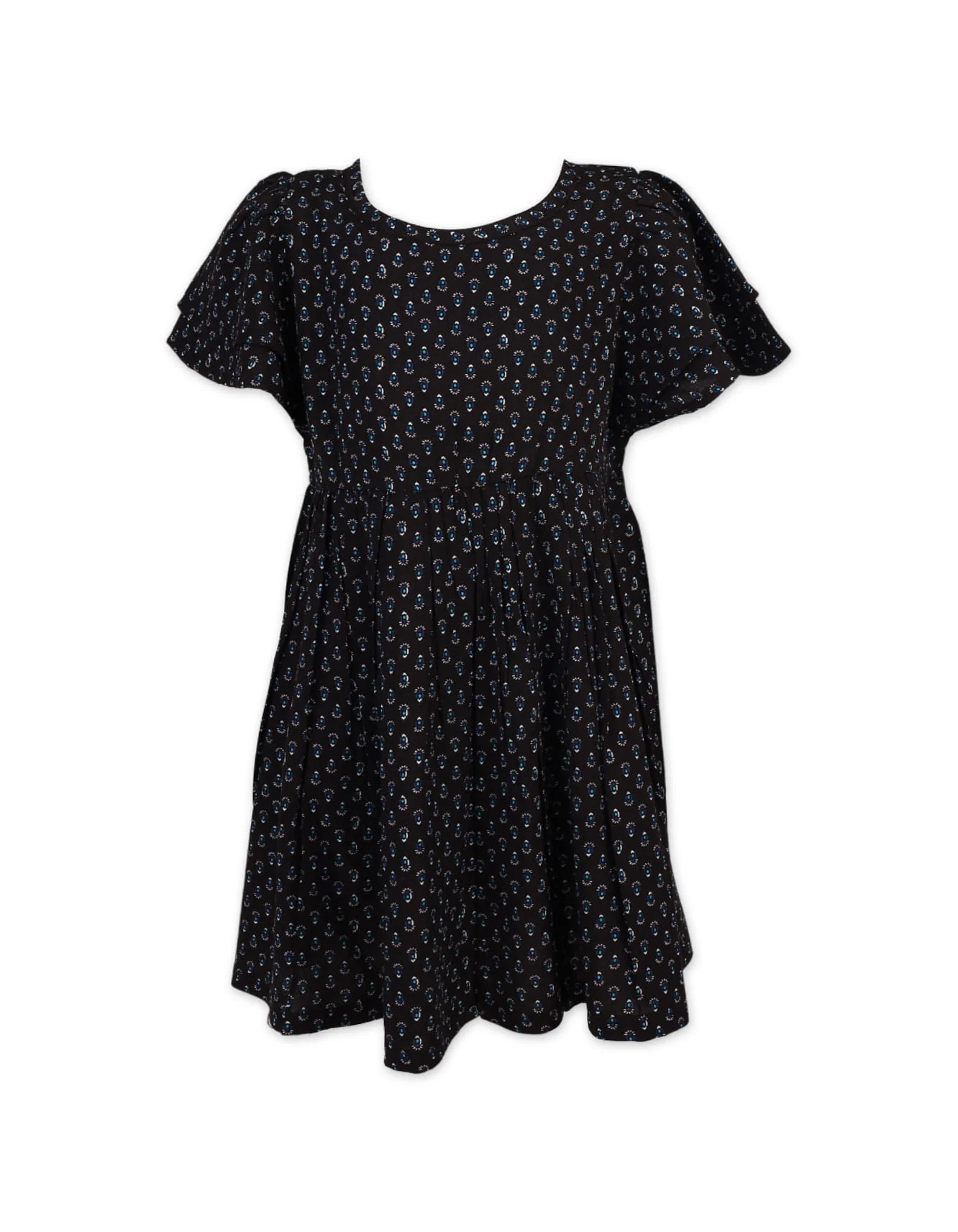 Dress with Vibrant Nautical Nods Print at Zubaidas Official™ Pakistan