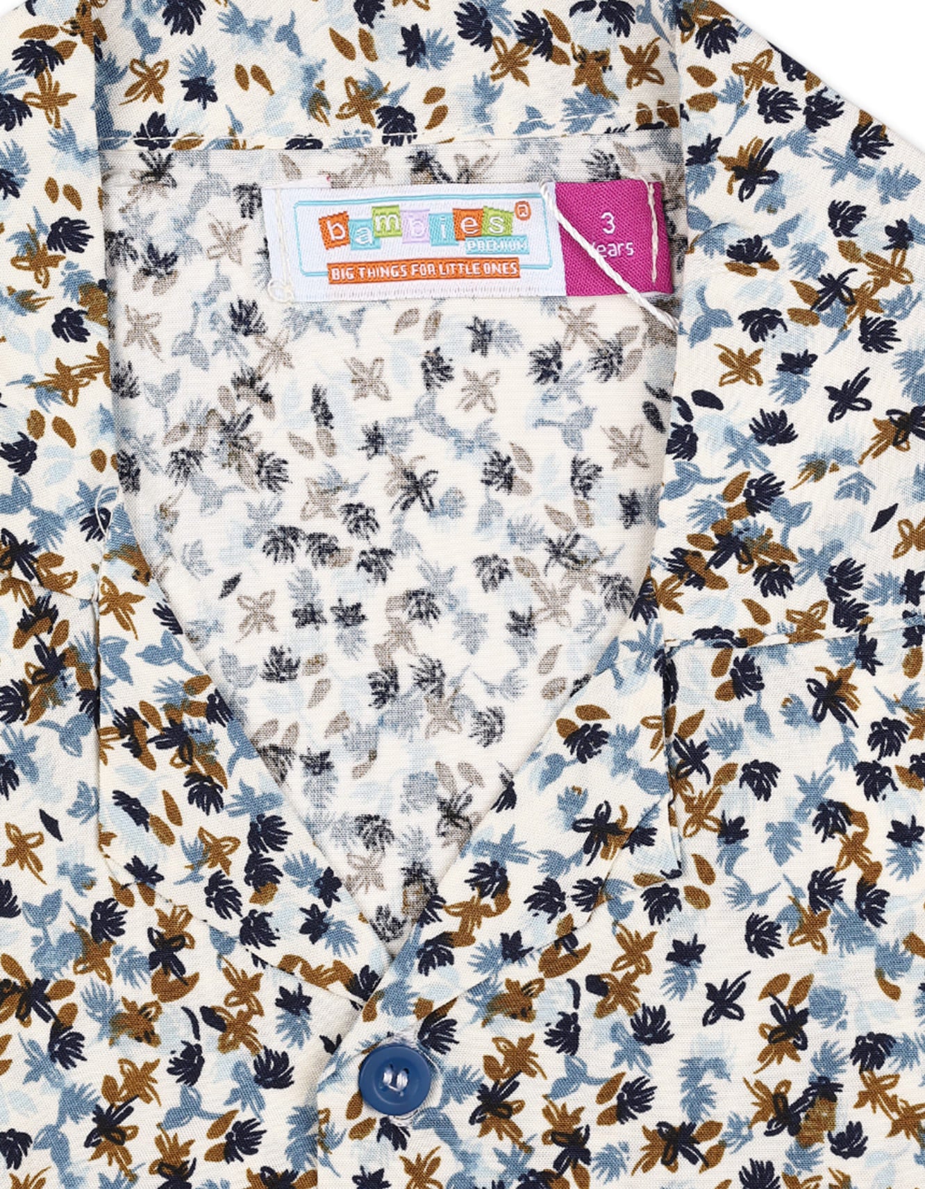 Zubaida's Vibrant "Petal Pattern" Short-Sleeve Shirt - Image 2